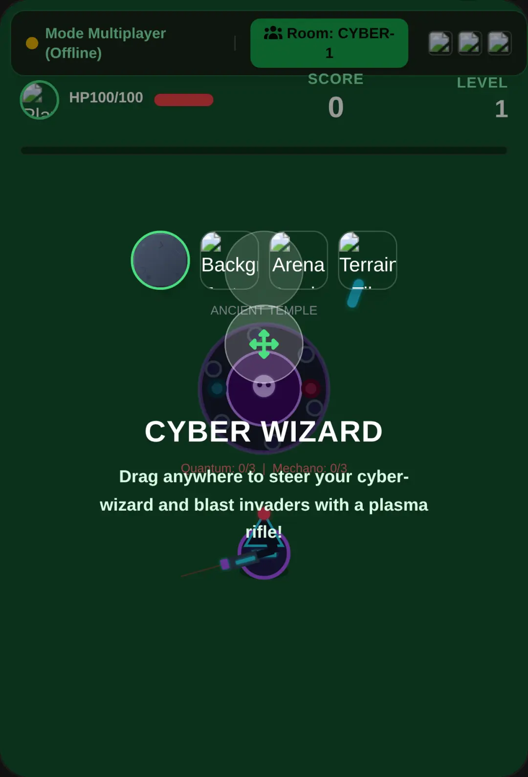 Cyber Wizard: Neon Defense idk cover