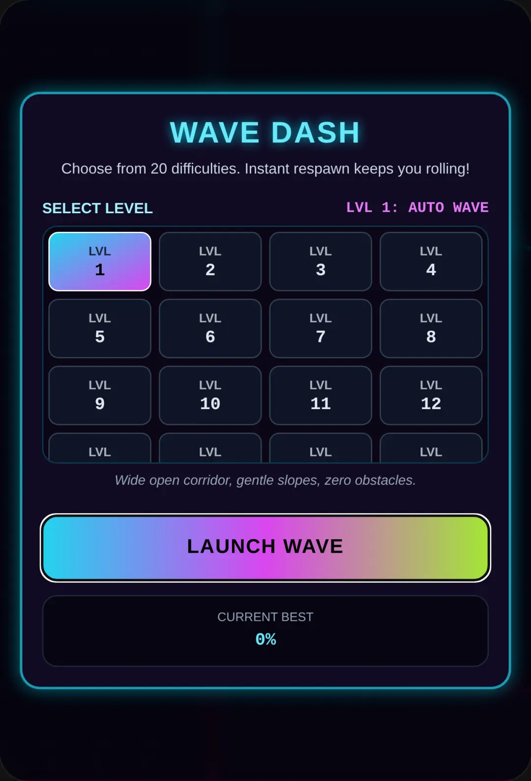 Wave Dash - Geometry Wave Challenge cover