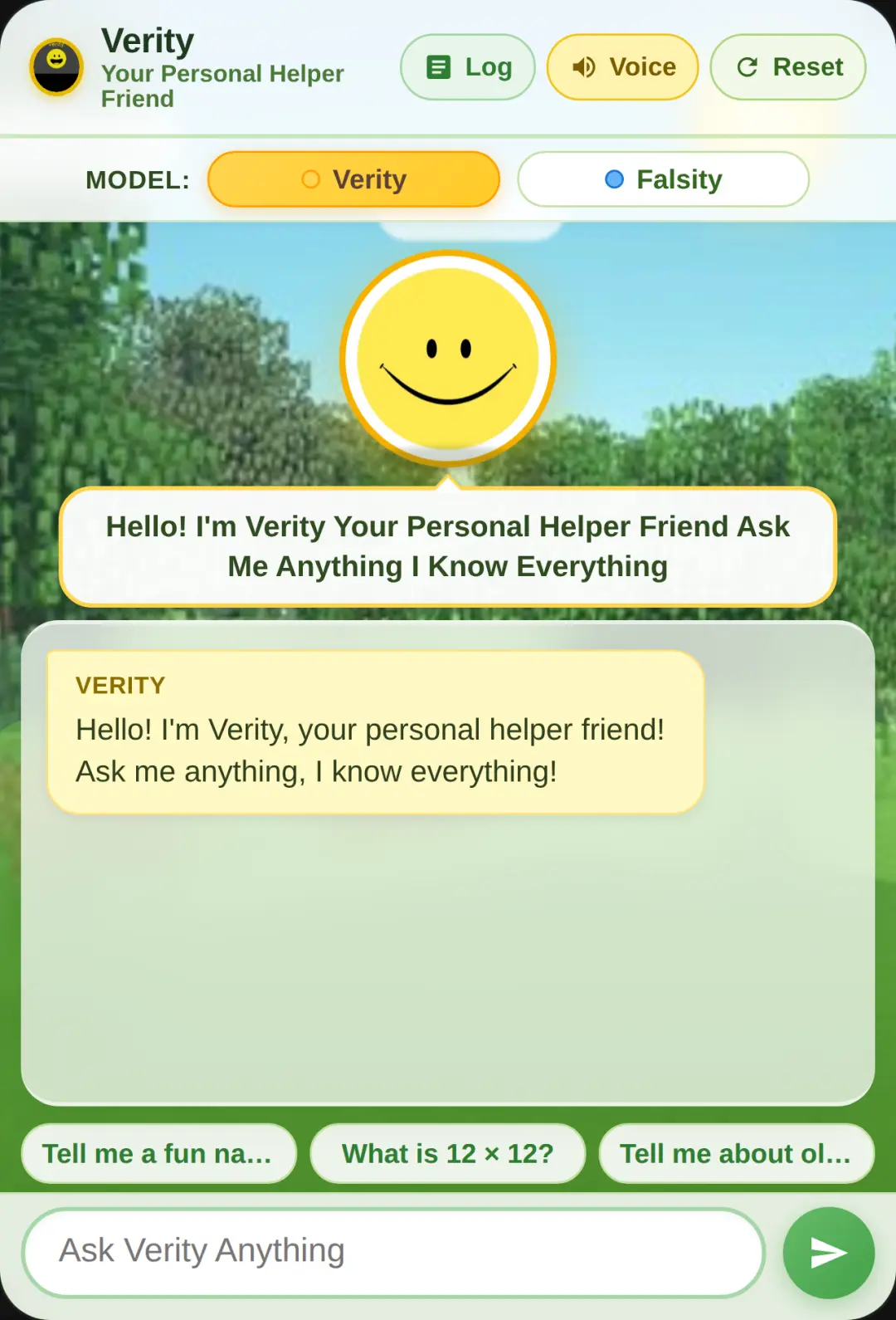 Chat with Verity/Falsity (2.1 Version) cover