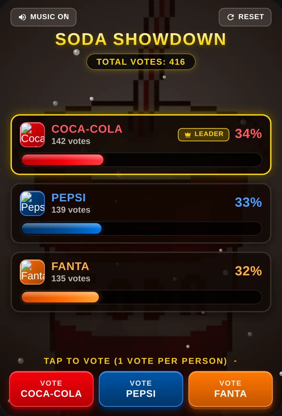 Soda Showdown - Voting Game cover