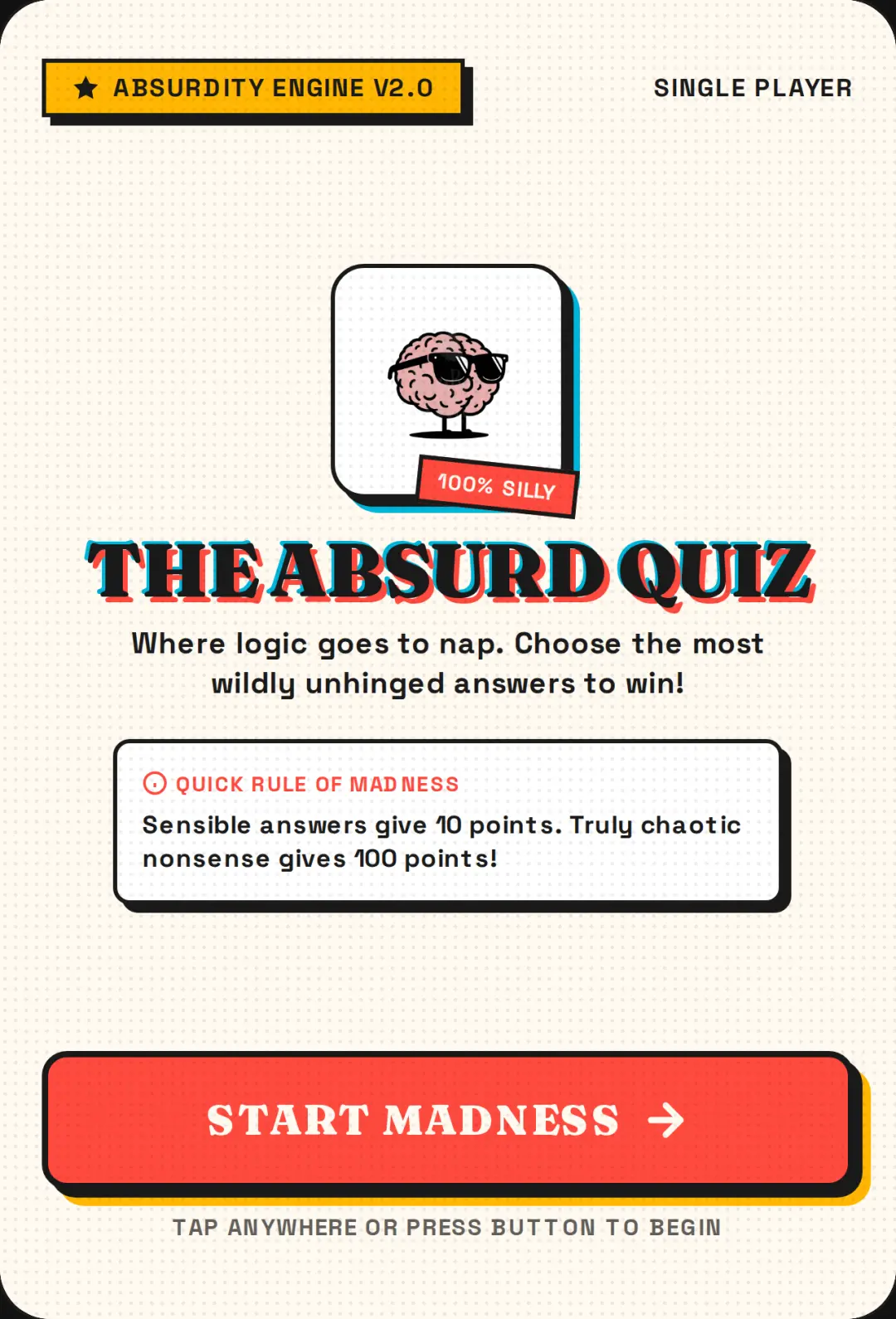 The Absurd Quiz cover