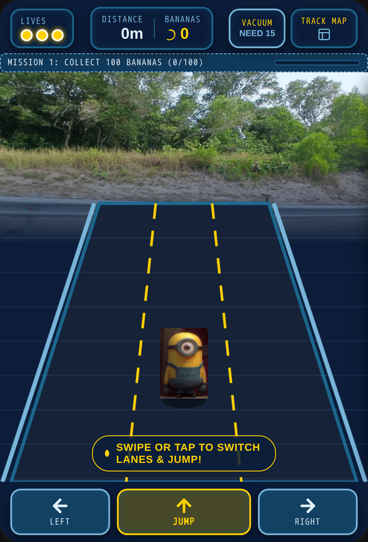 Minion Rush: Blueprint Roadside descriprion: run through easy obstacles and dodge the boss fight obstacles and its hard but can you defeat it??! cover