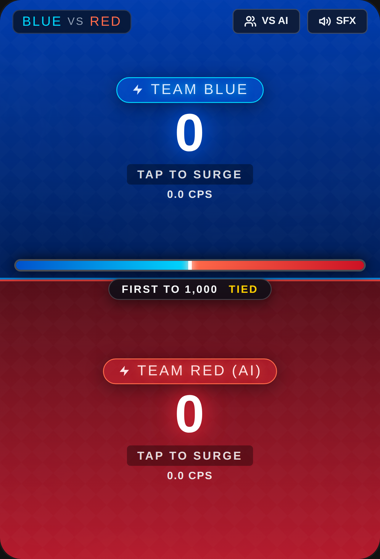 Blue vs Red: Clicker War cover