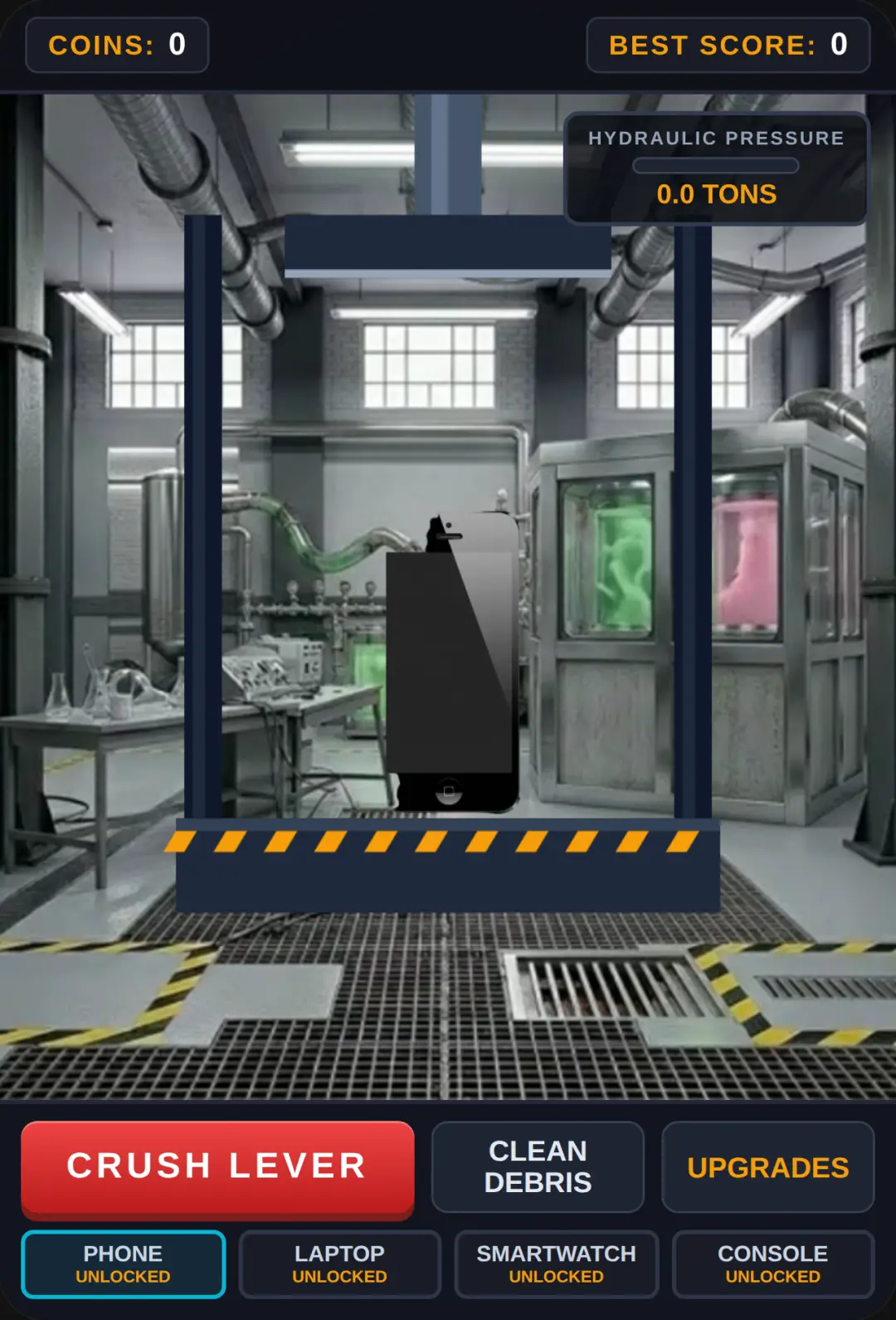 Hydraulic Press: Electronics Smasher cover