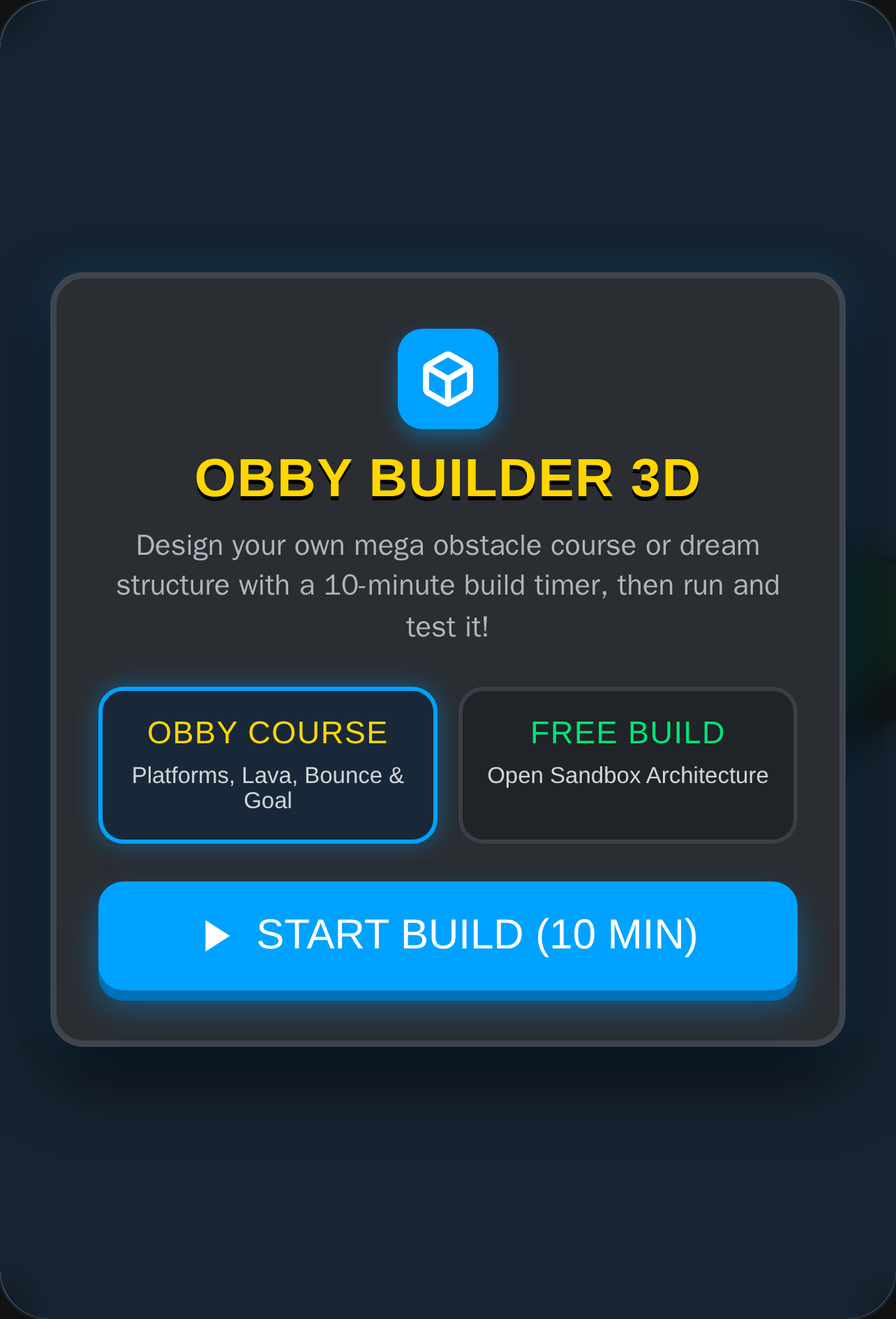 Obby & Sandbox 3D Builder cover
