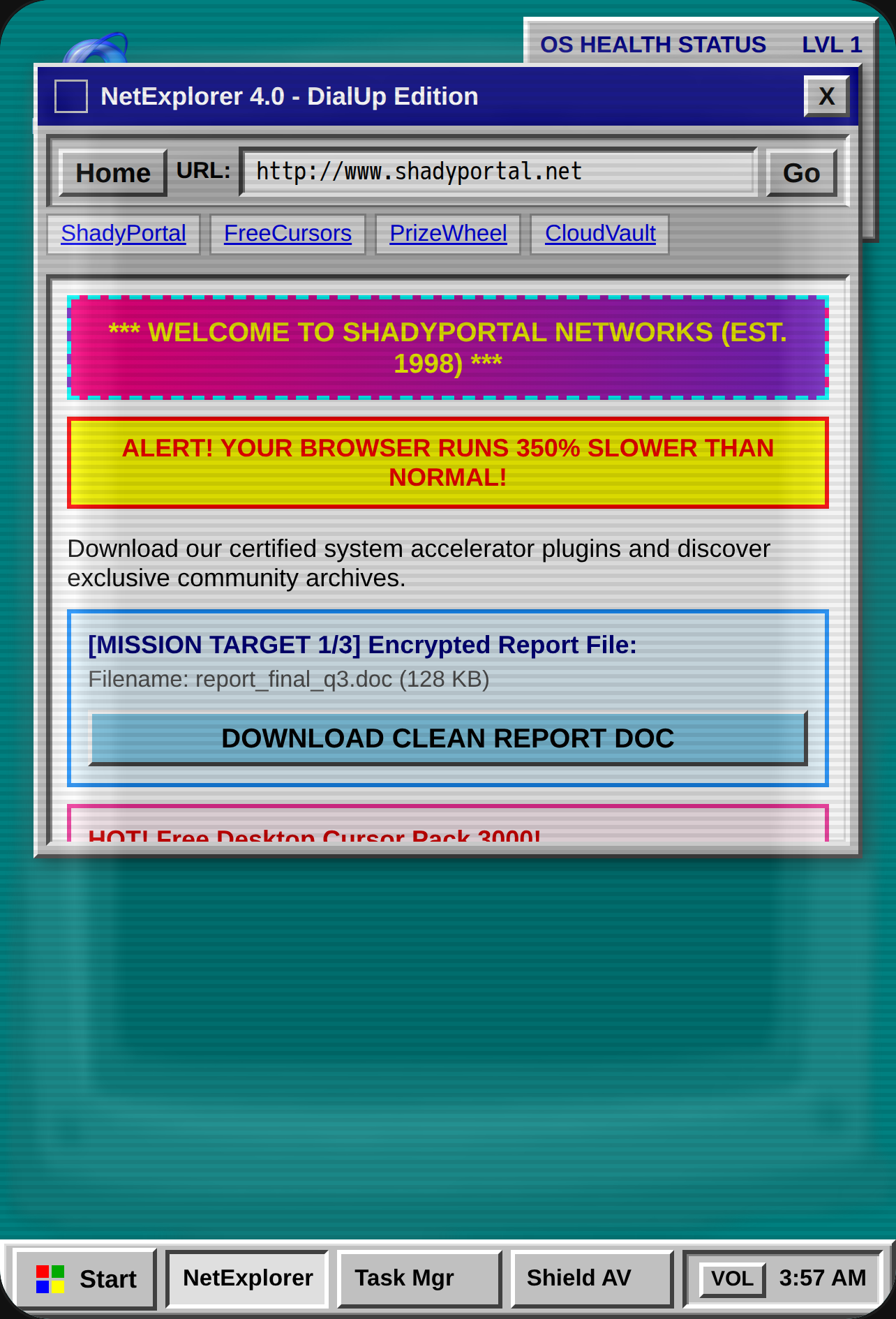 Virus OS - Web Hazard Simulator cover