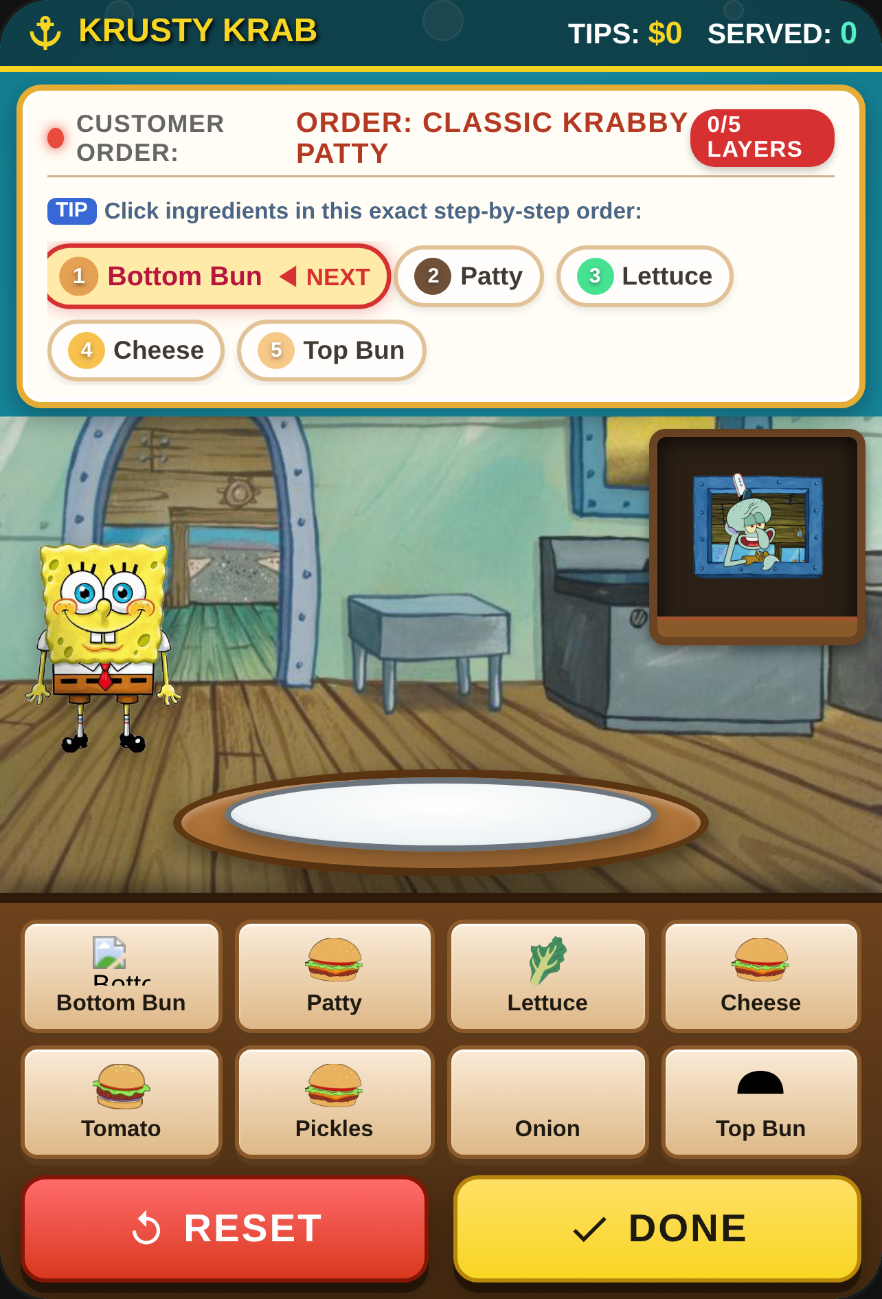 Krusty Krab Kitchen - SpongeBob Burger Cook cover