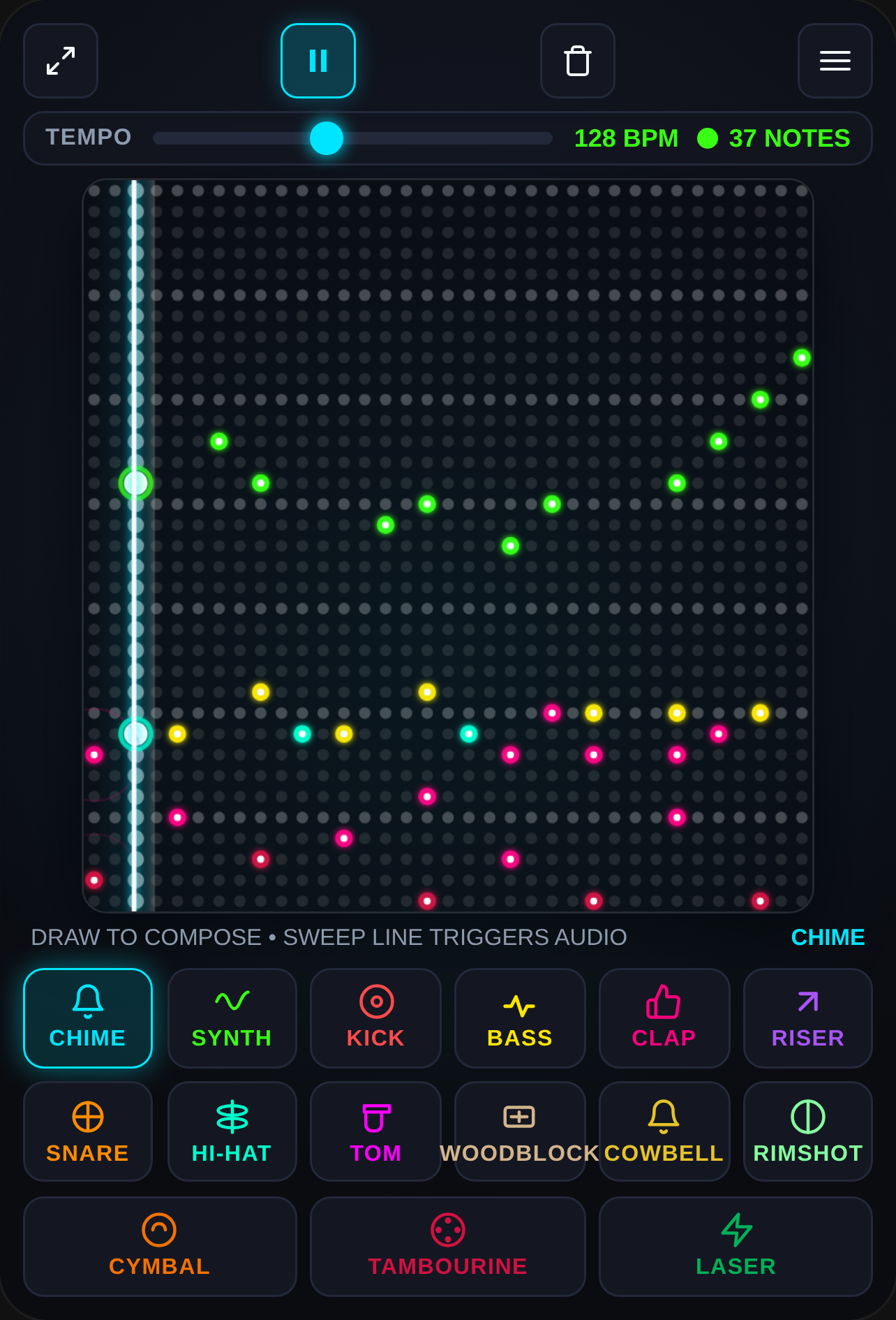 Neon Sound Grid cover