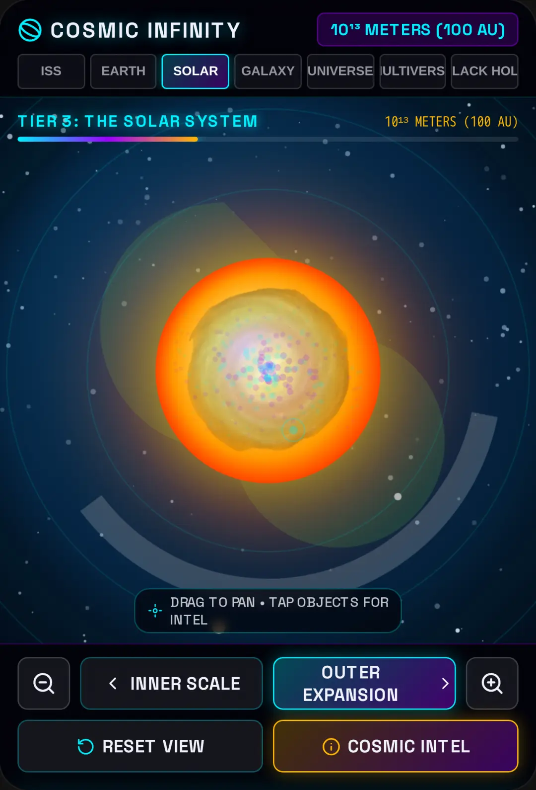 Cosmic Infinity - Scale Explorer cover
