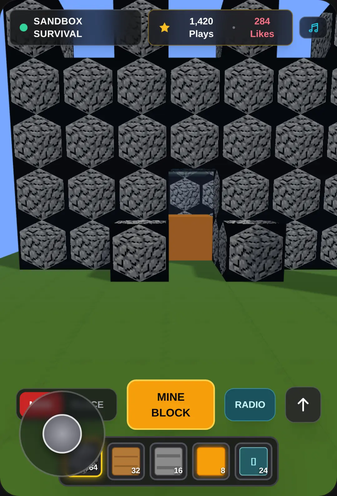 Minecraft Cobblestone Sandbox cover