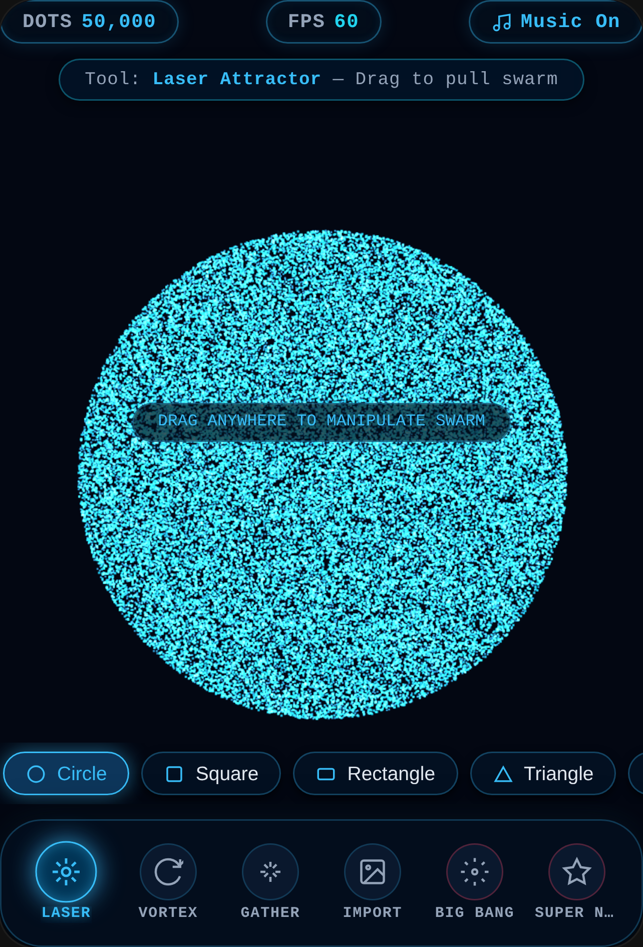 Quantum Swarm - Particle Simulator cover
