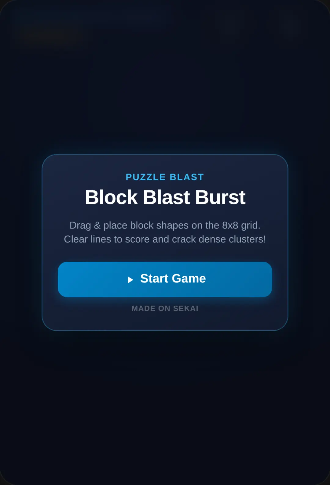Block Blast Burst cover