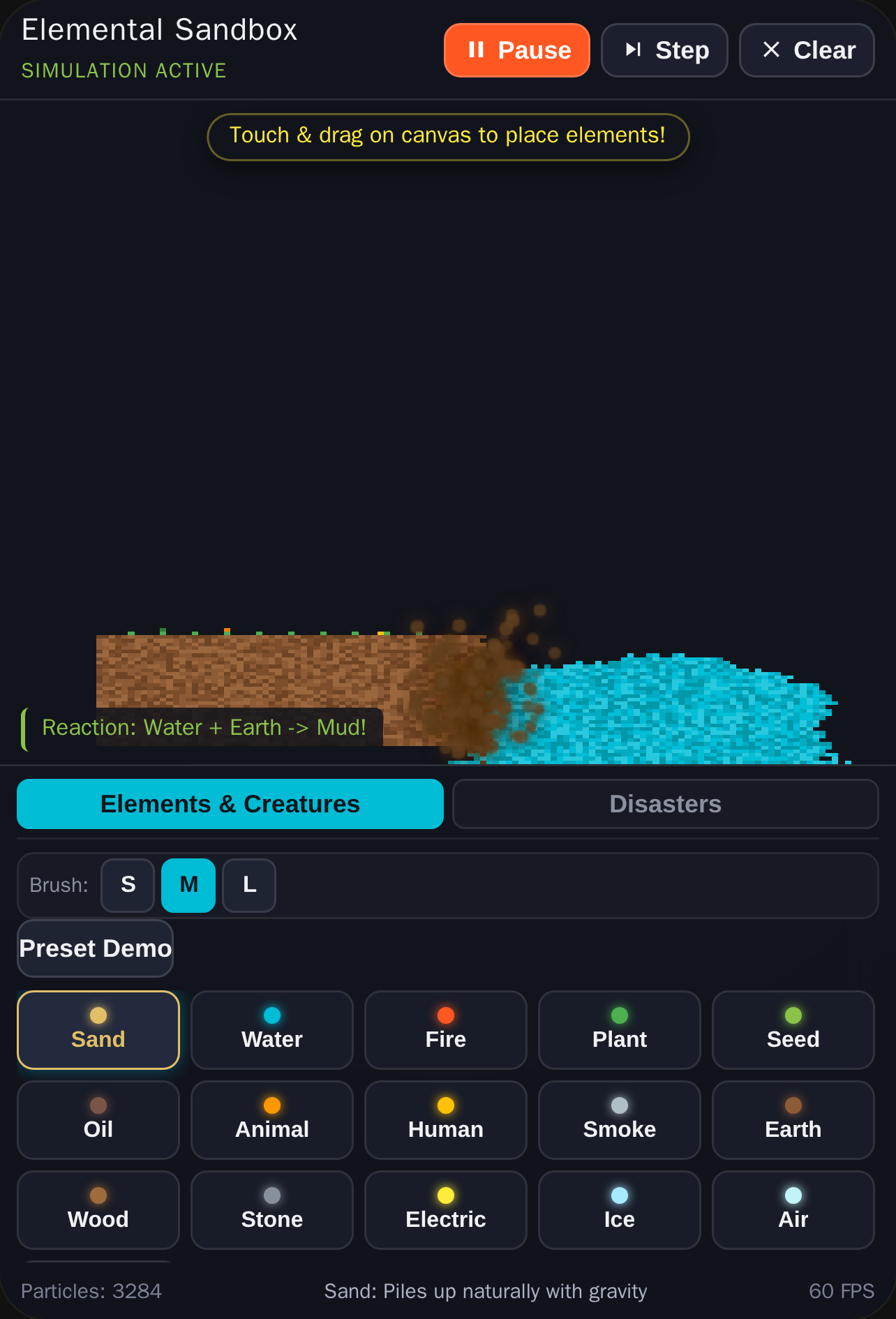 Elemental Sandbox Simulator cover