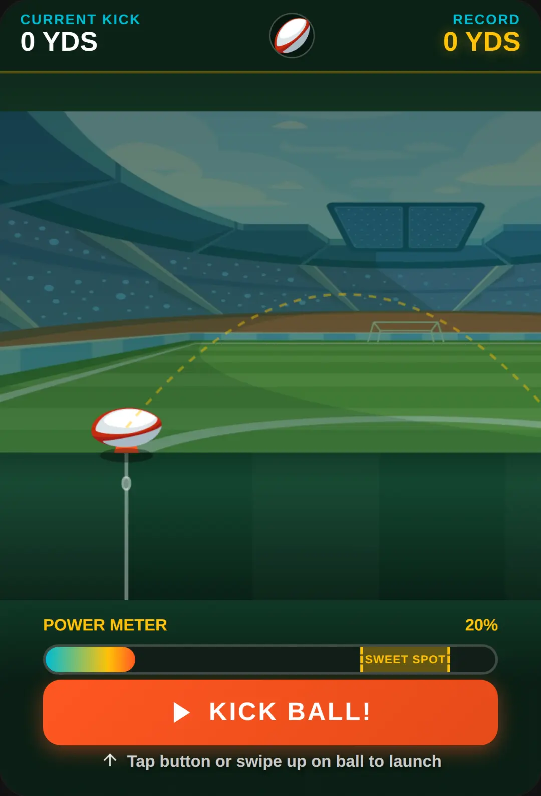 Rugby Kick: Record Breaker cover