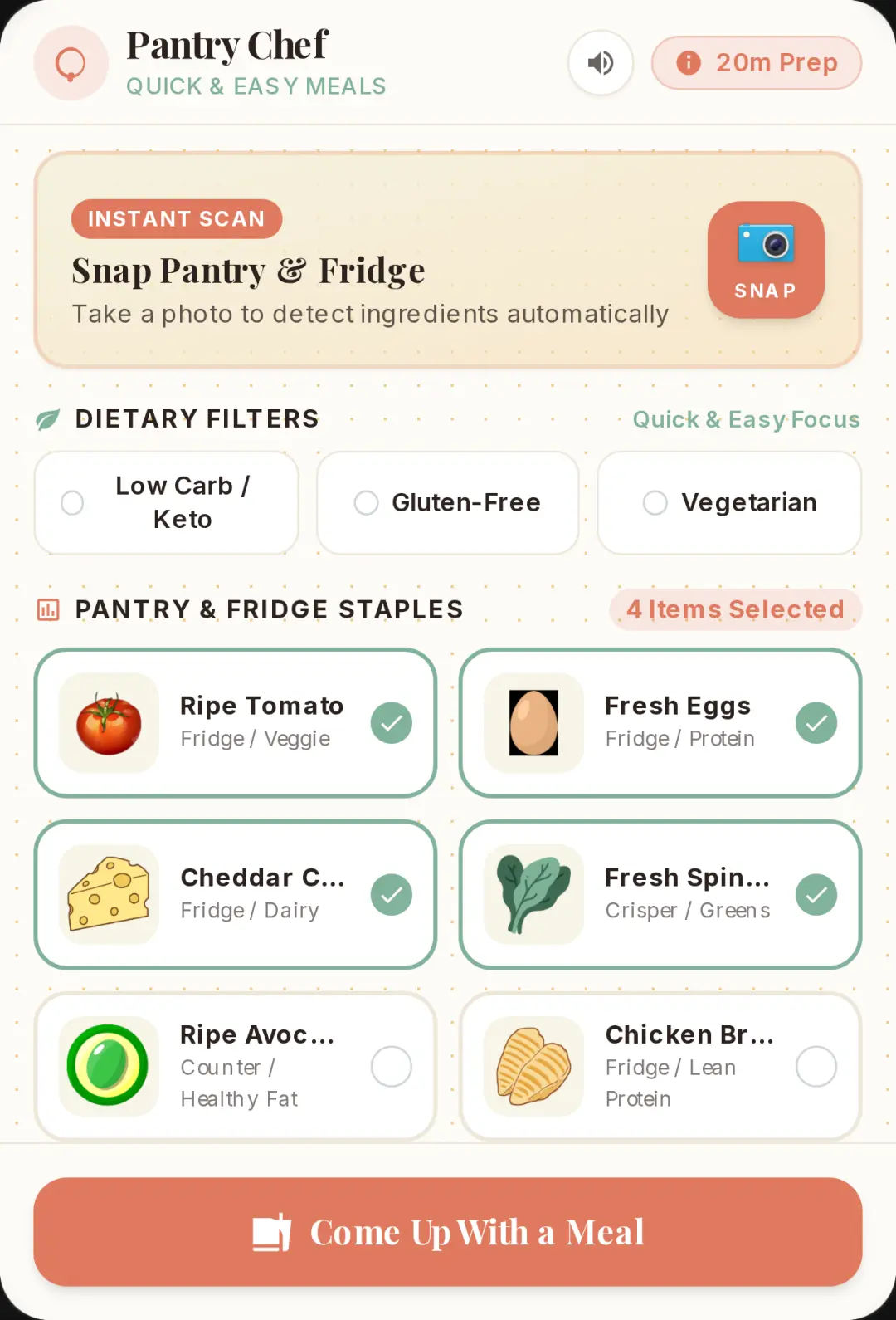 Pantry Chef - Quick & Easy Meal Generator cover