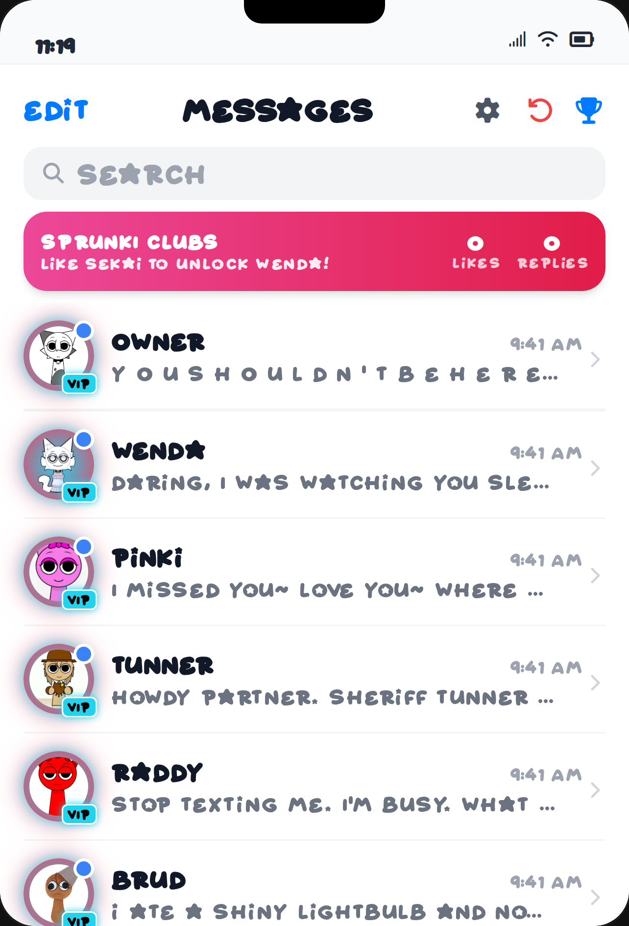 Sprunki Chat Simulator cover