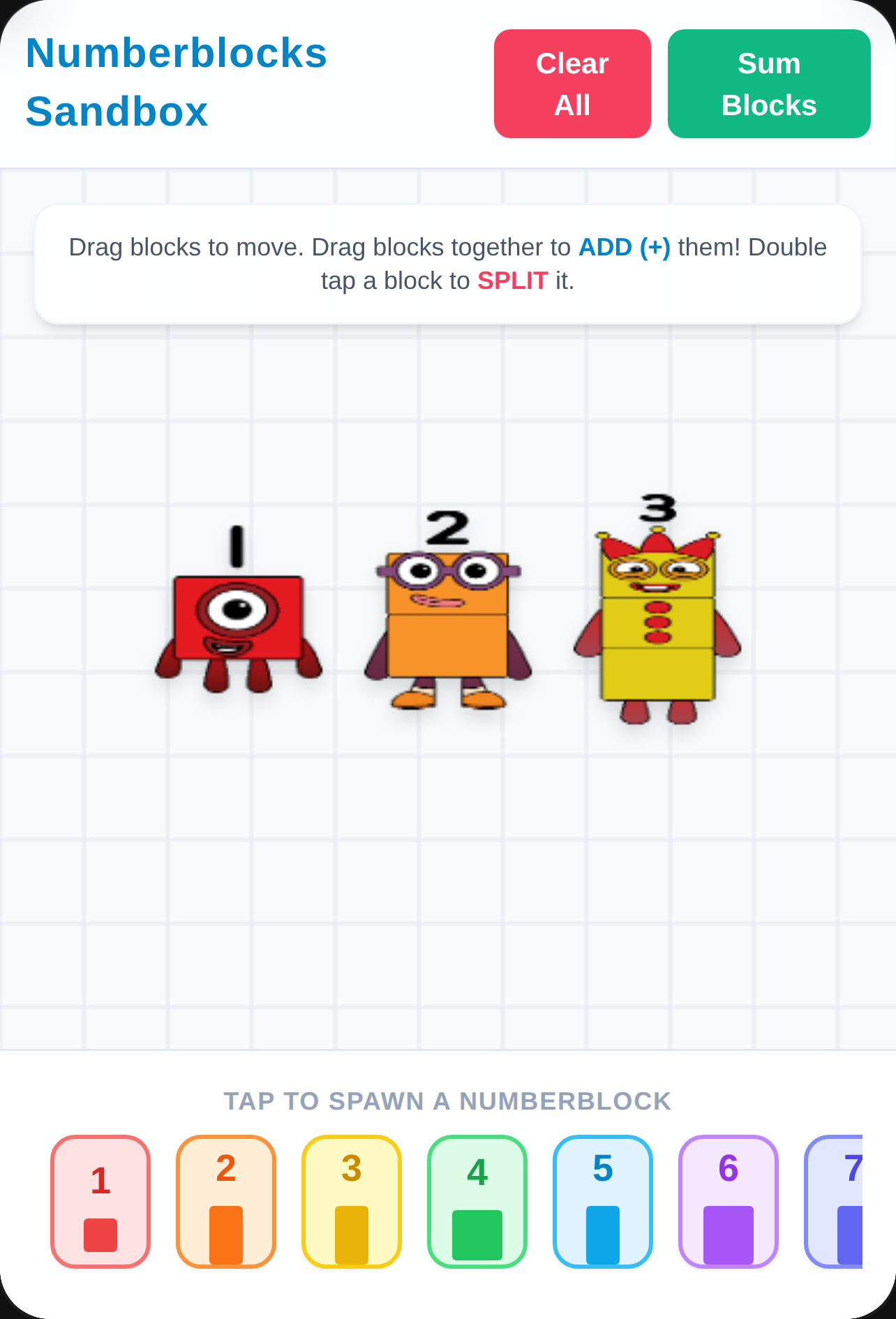 Sandbox Numberblocks cover