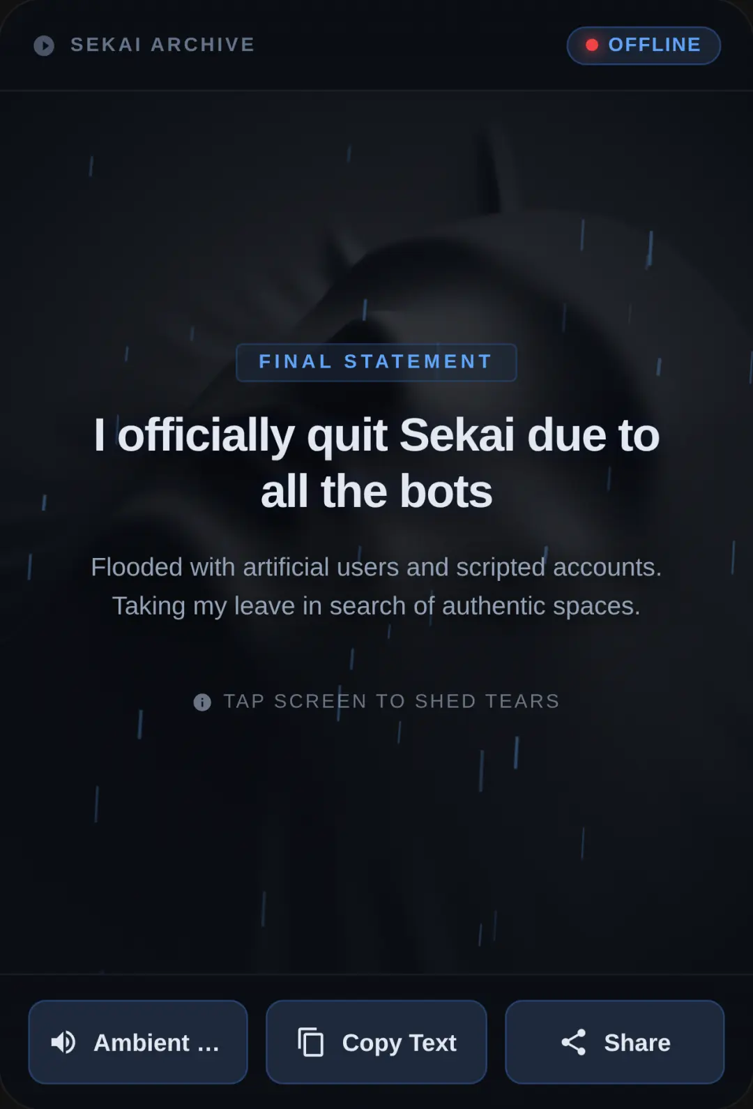 Goodbye Sekai cover