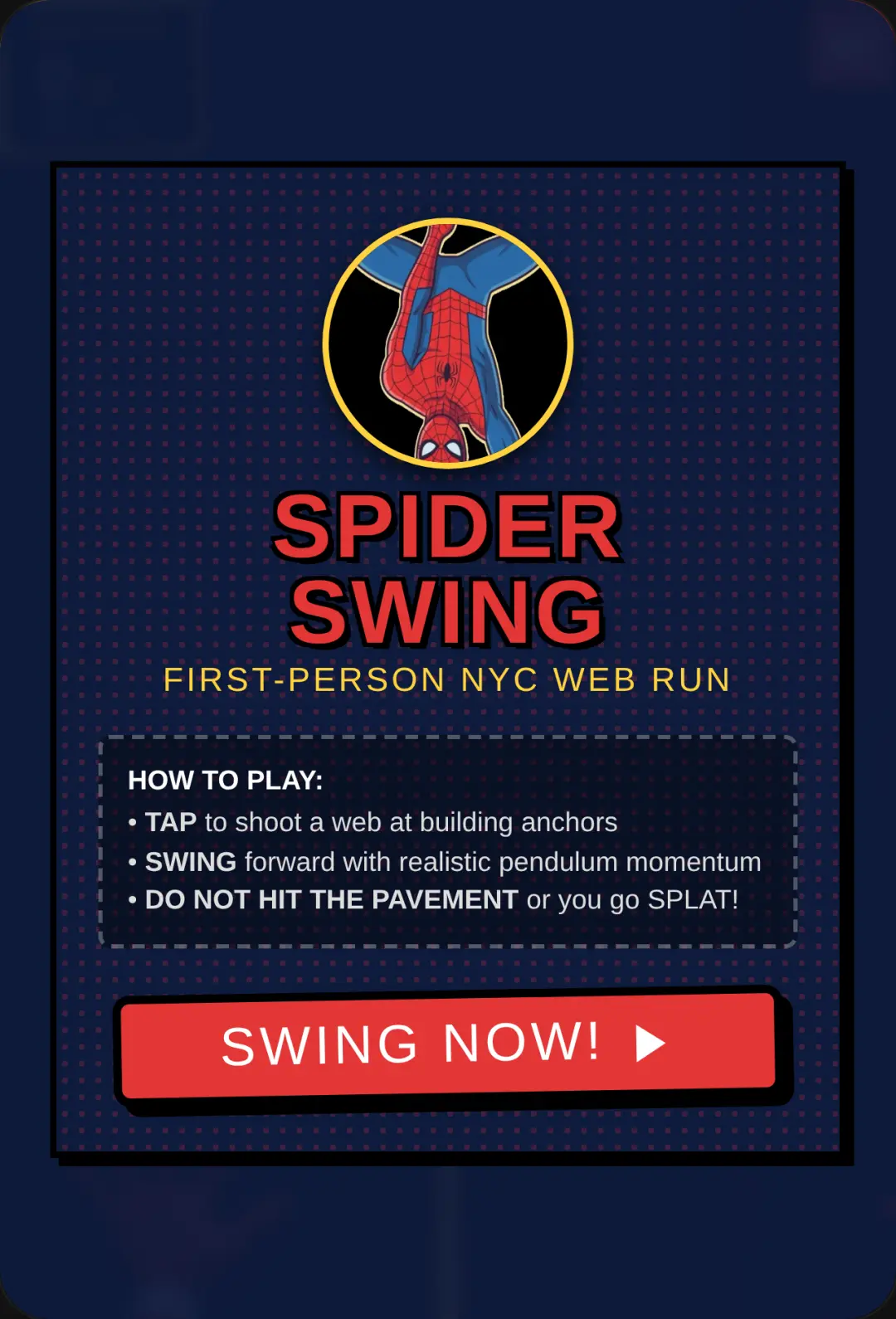 SPIDER SWING cover