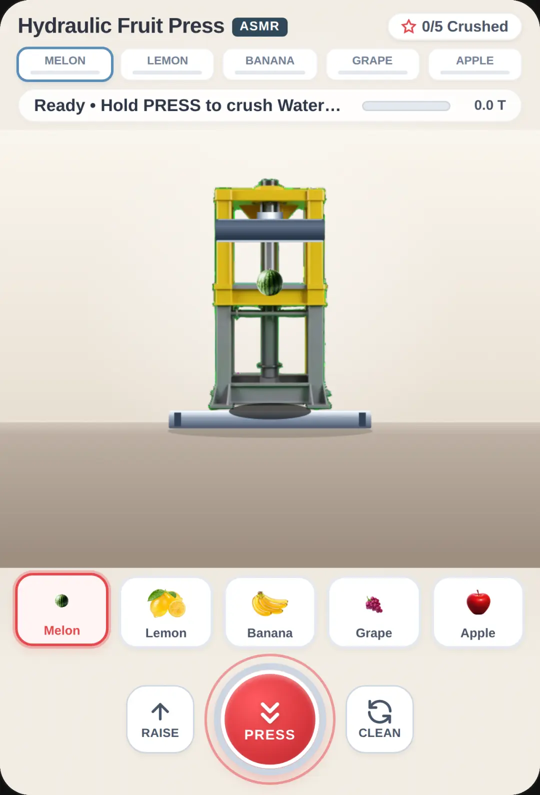 Hydraulic Press Fruit ASMR cover