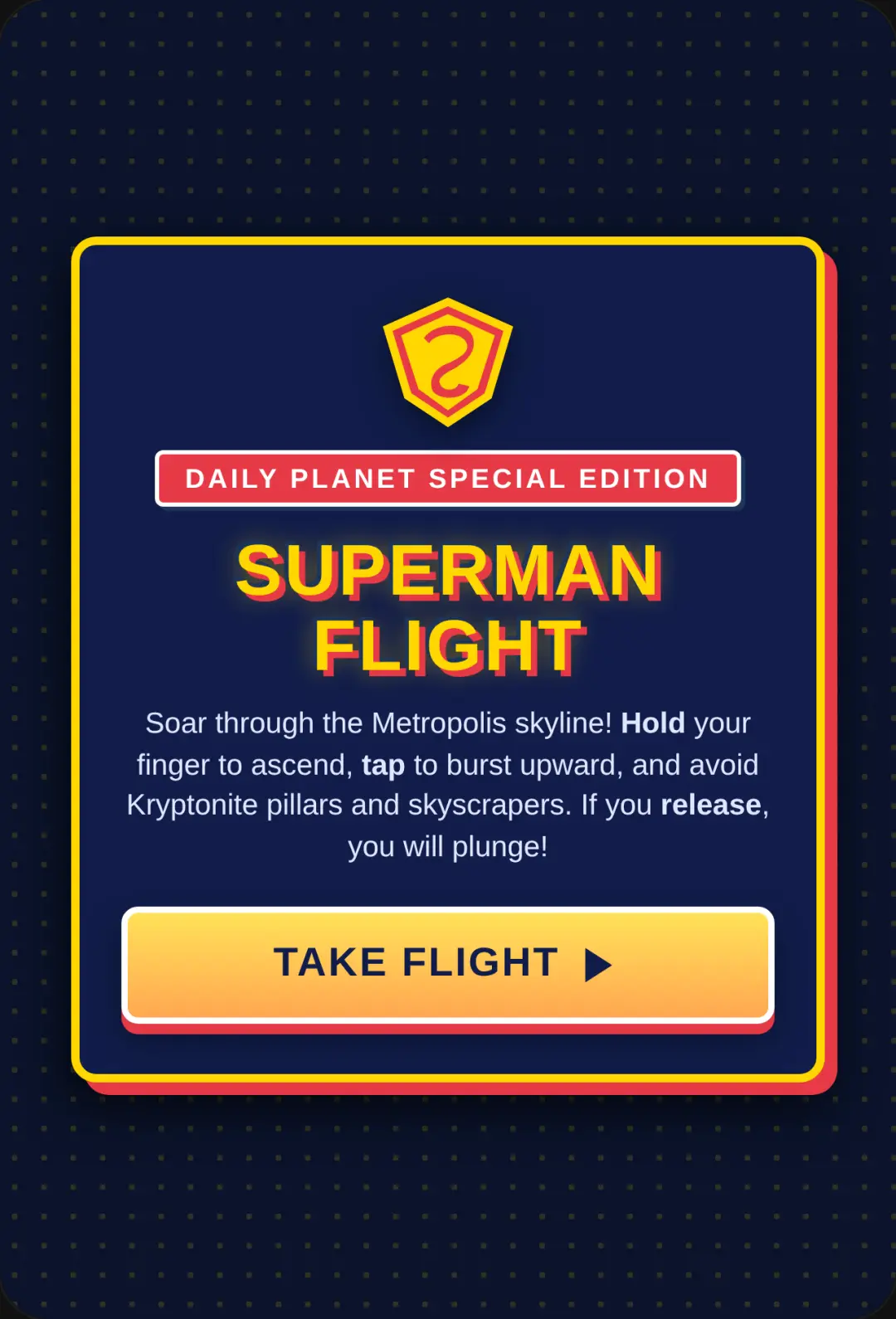 Superman Metropolis Flight cover