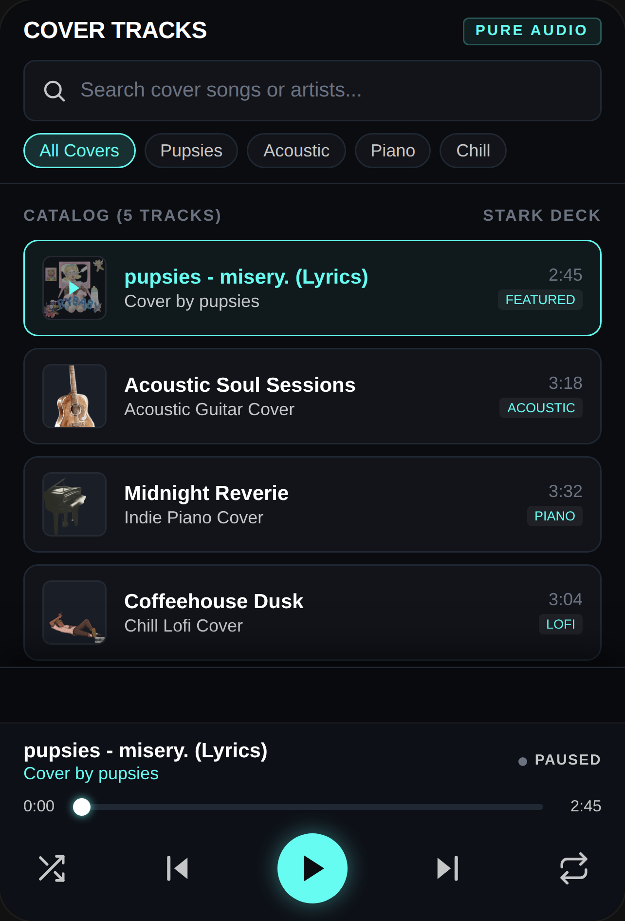 Cover Song Deck cover
