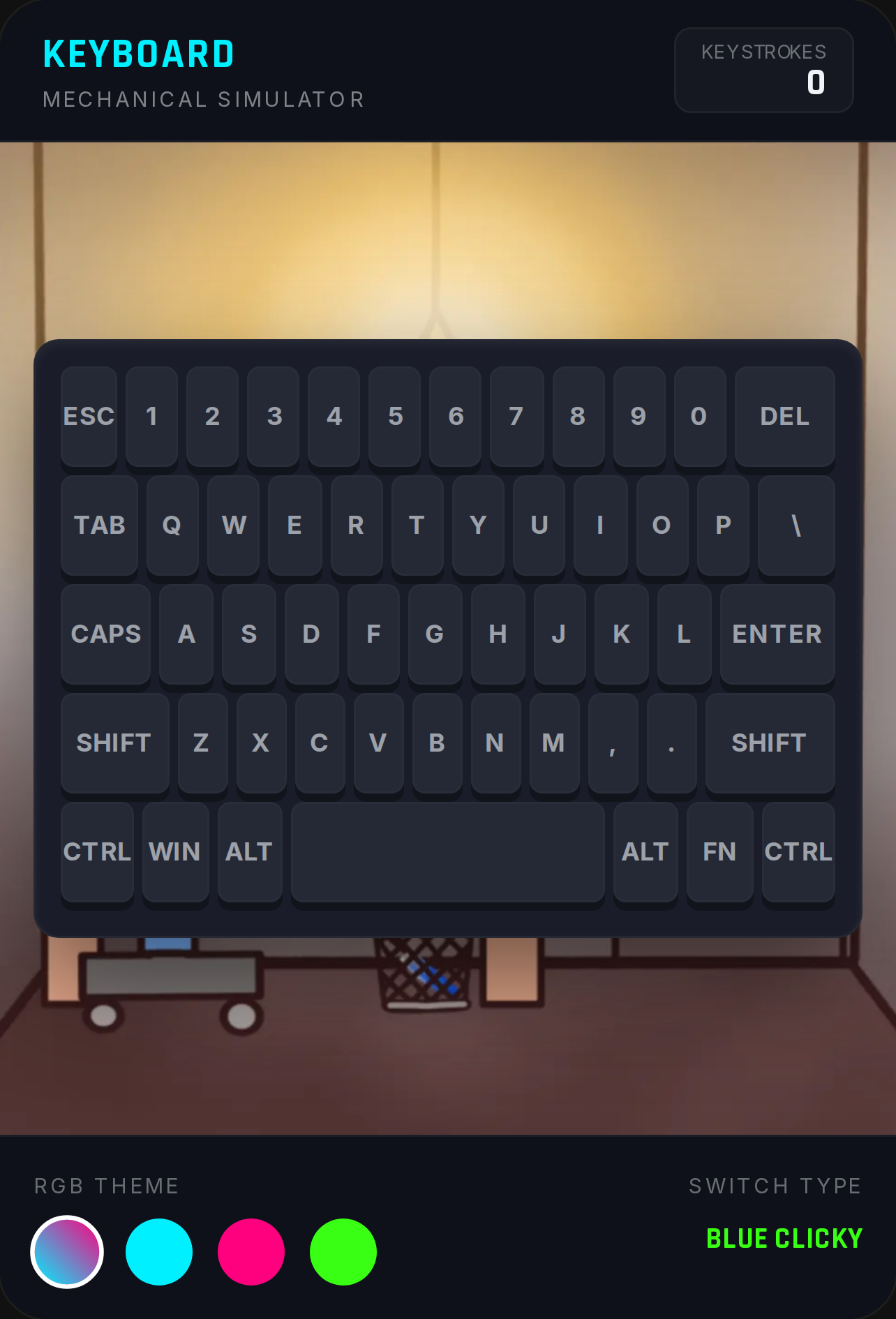 RGB Mechanical Keyboard cover