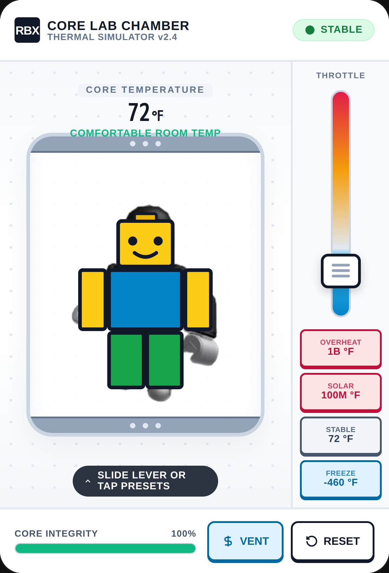 Roblox Core Heat Simulator cover