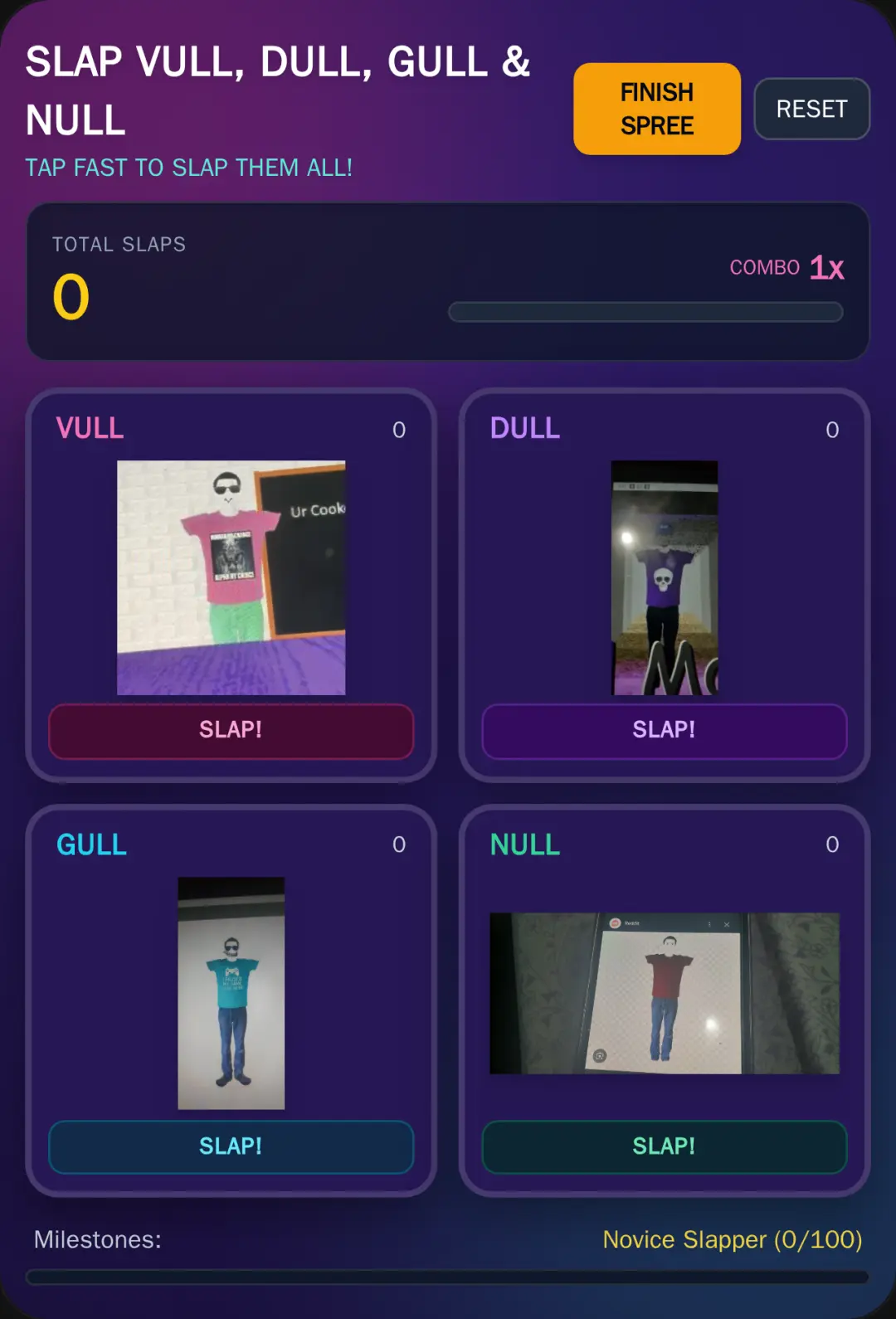 Slap Vull, Dull, Gull & Null cover