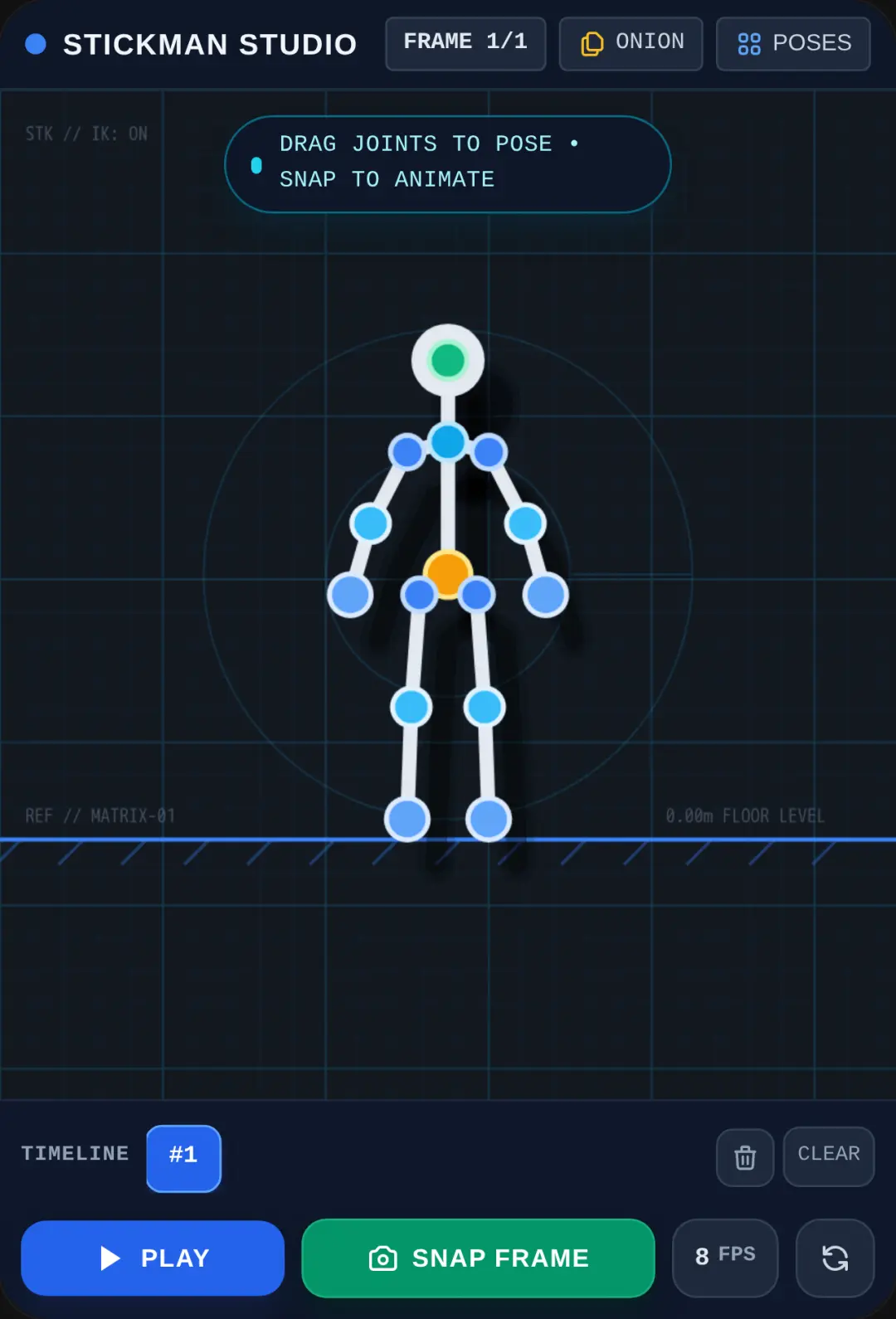 Stickman Studio: Pose & Animate