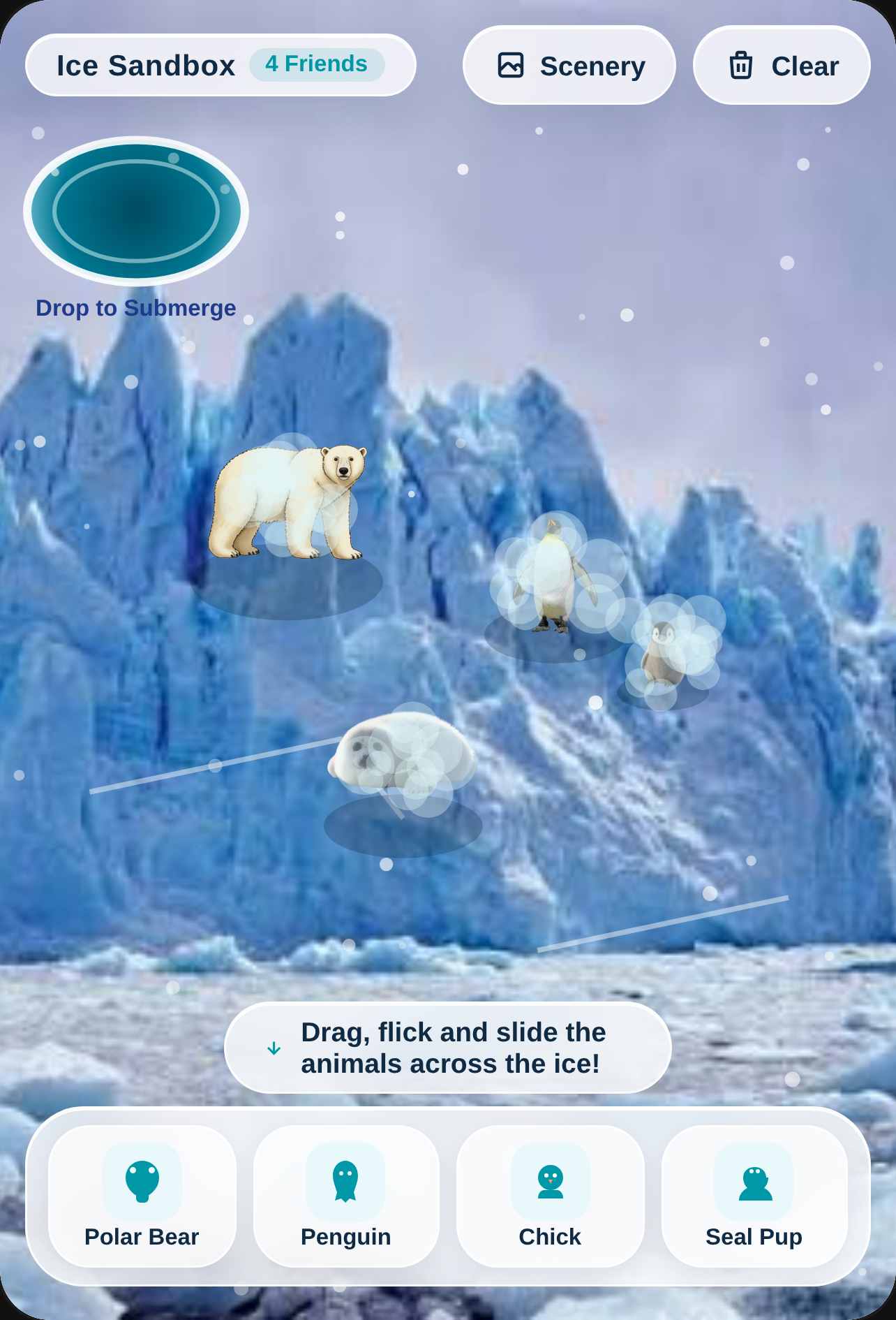 Ice sandbox cover