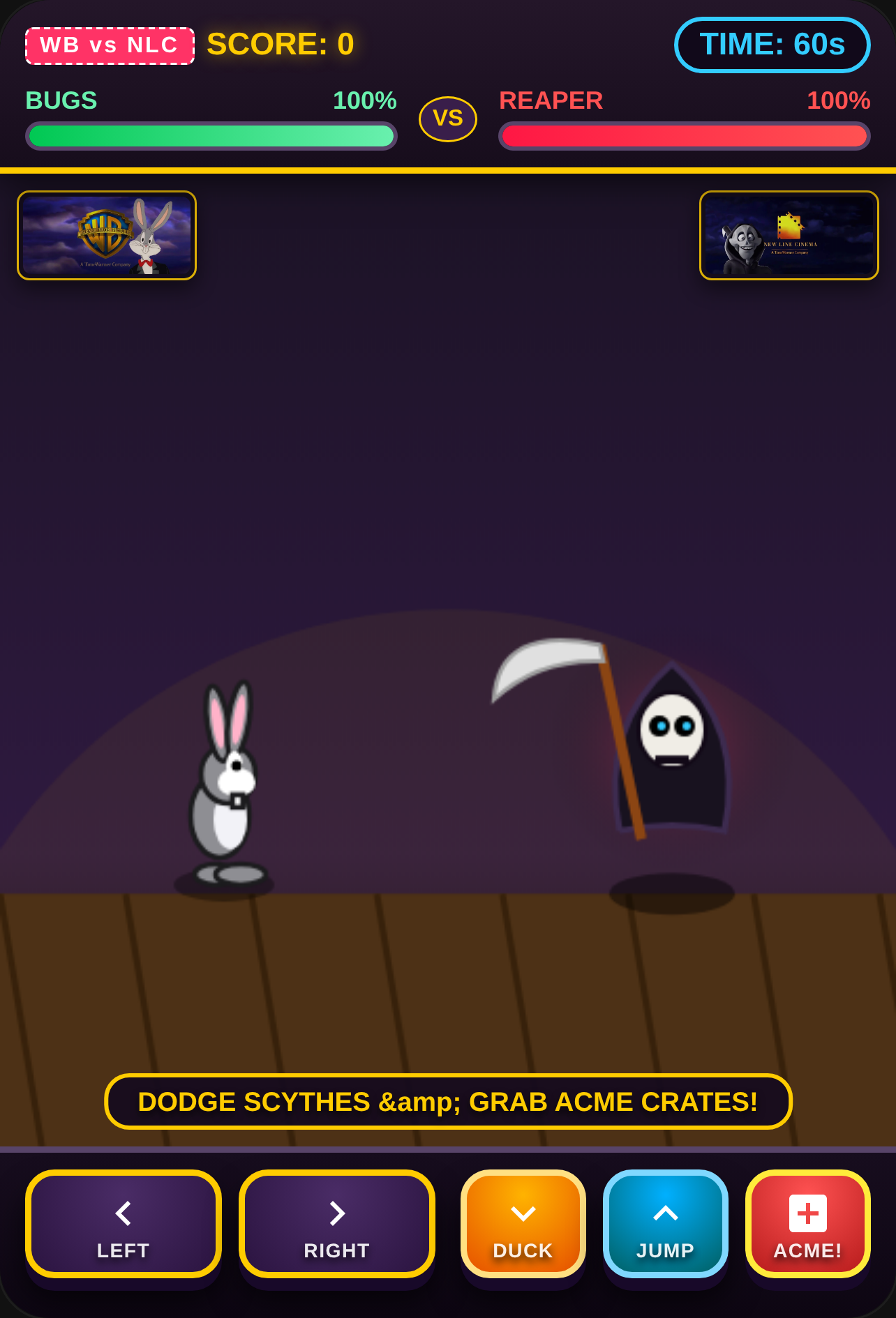 Bugs vs Grim: Studio Showdown cover