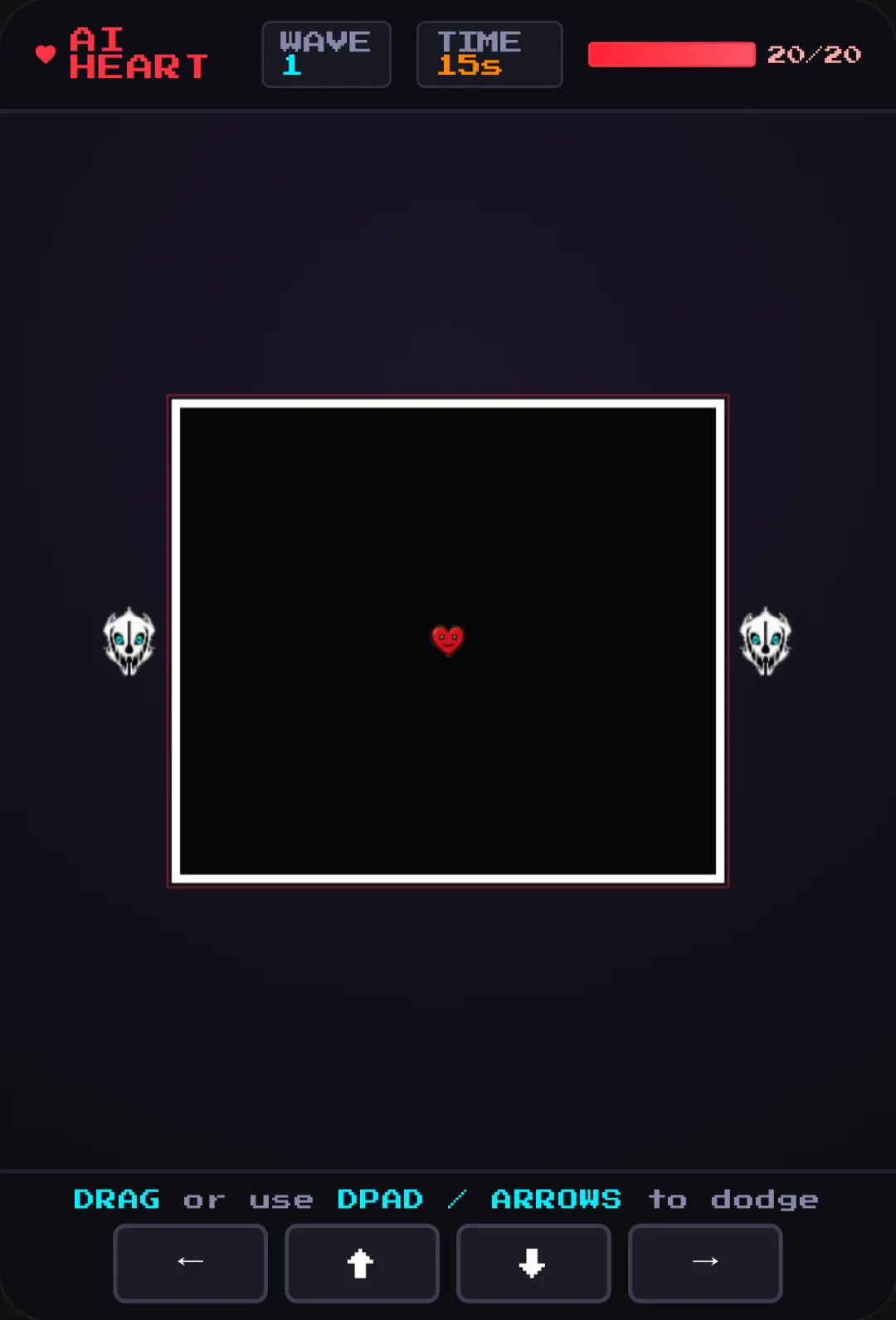 AI Heart: Bullet Hell Arena cover