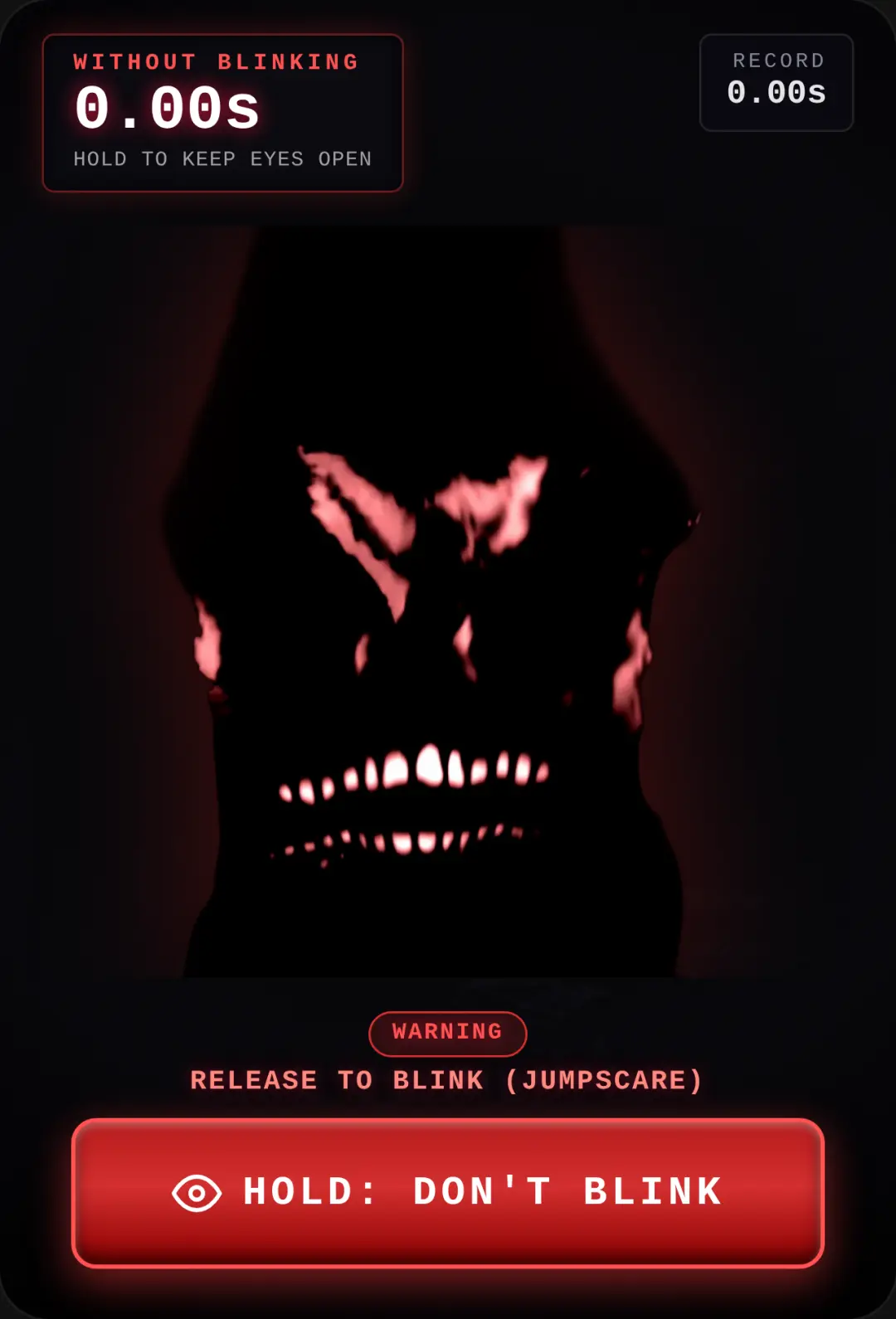 Don't Blink! (Scary Edition) cover