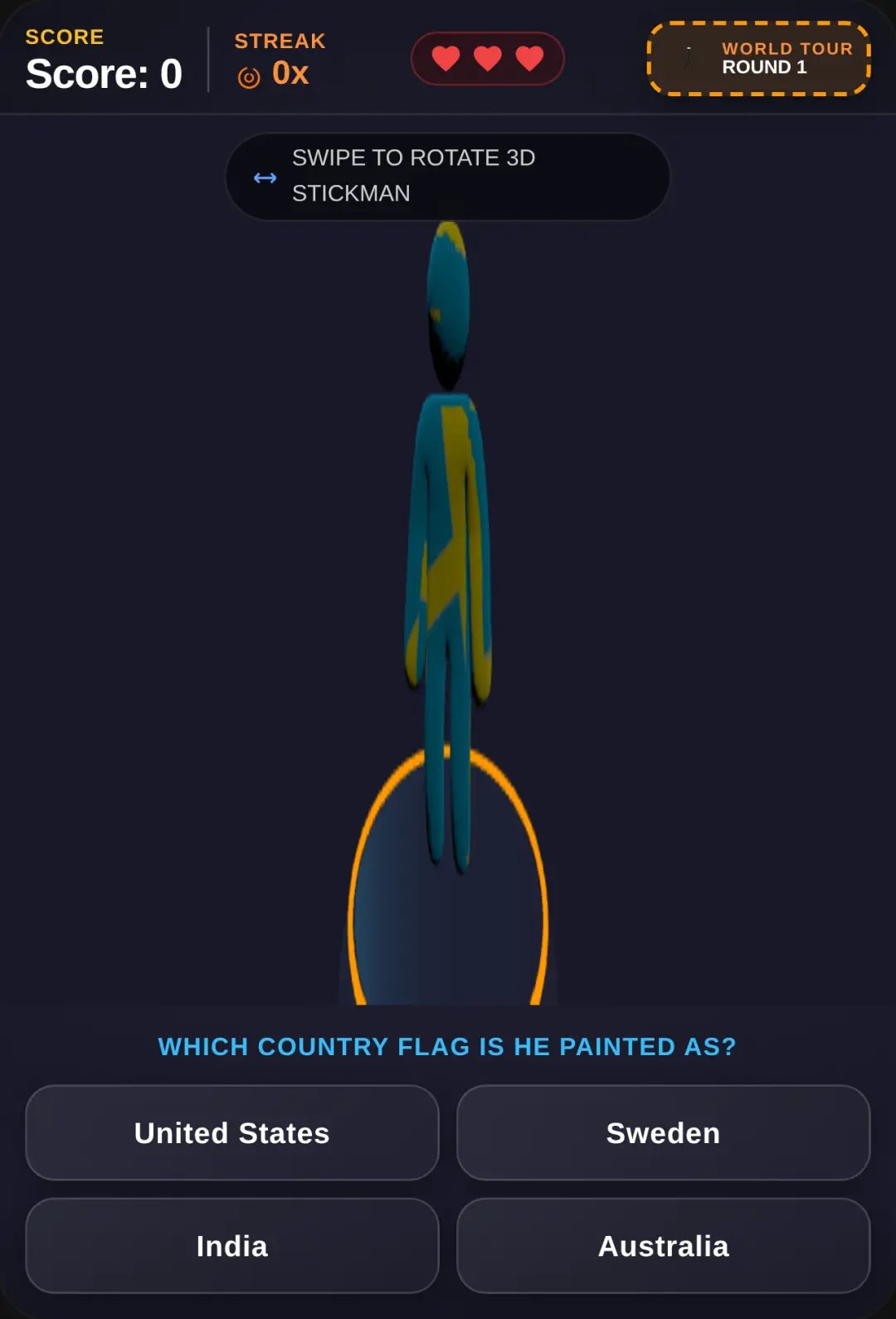 World Flag Stickman Quiz cover