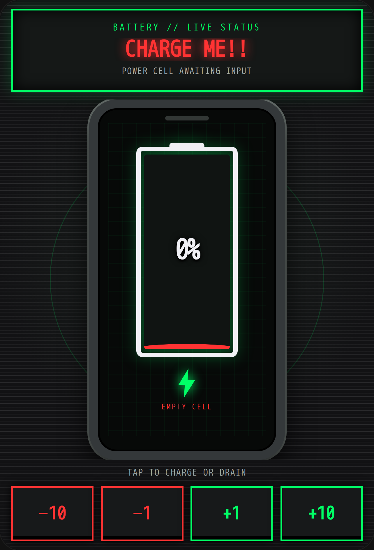 Battery Infinite cover