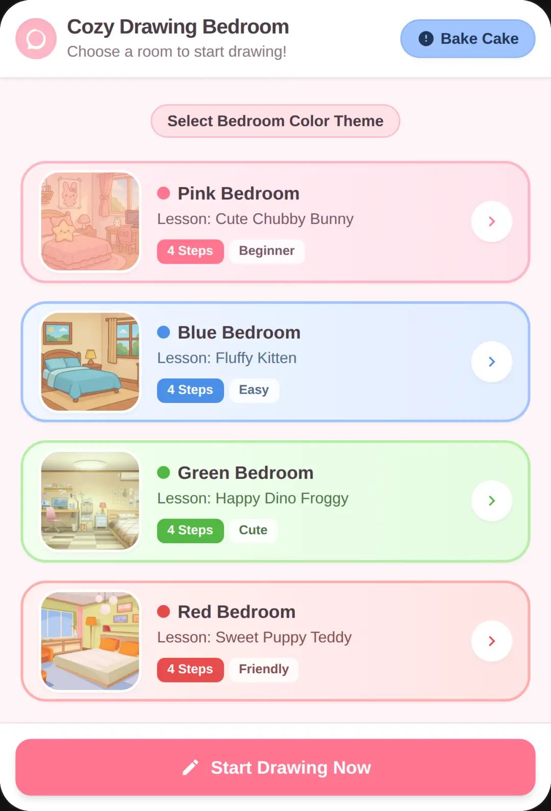 Cozy Drawing Bedroom & Bake the Cake 🍰! cover