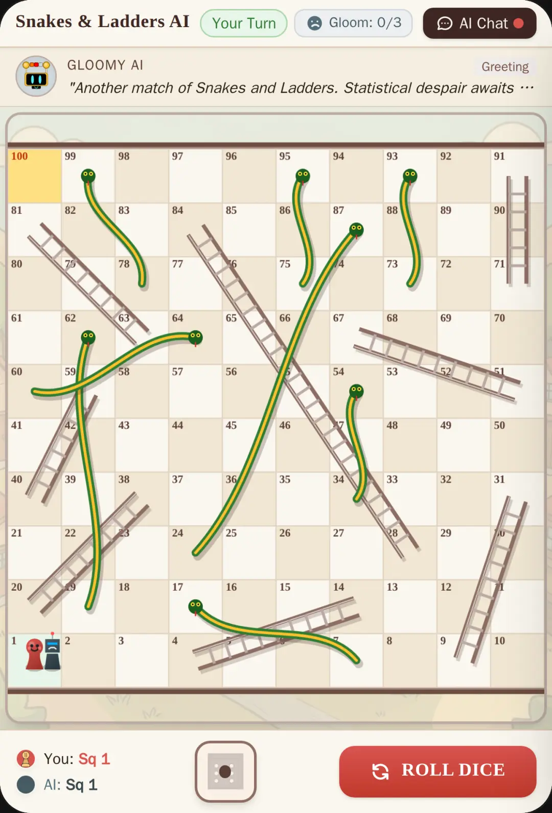 Snakes & Ladders AI cover
