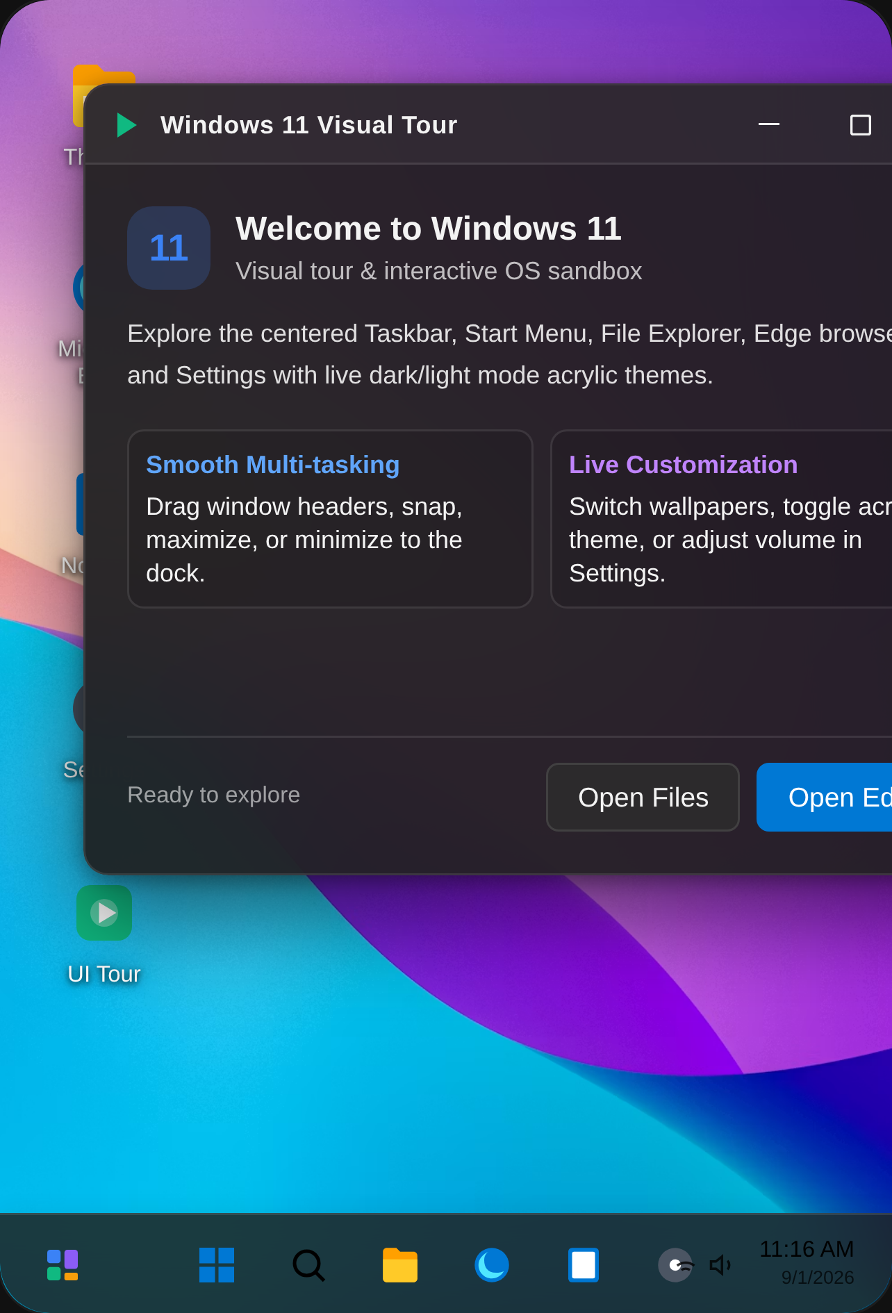 Windows 11 OS Simulator cover