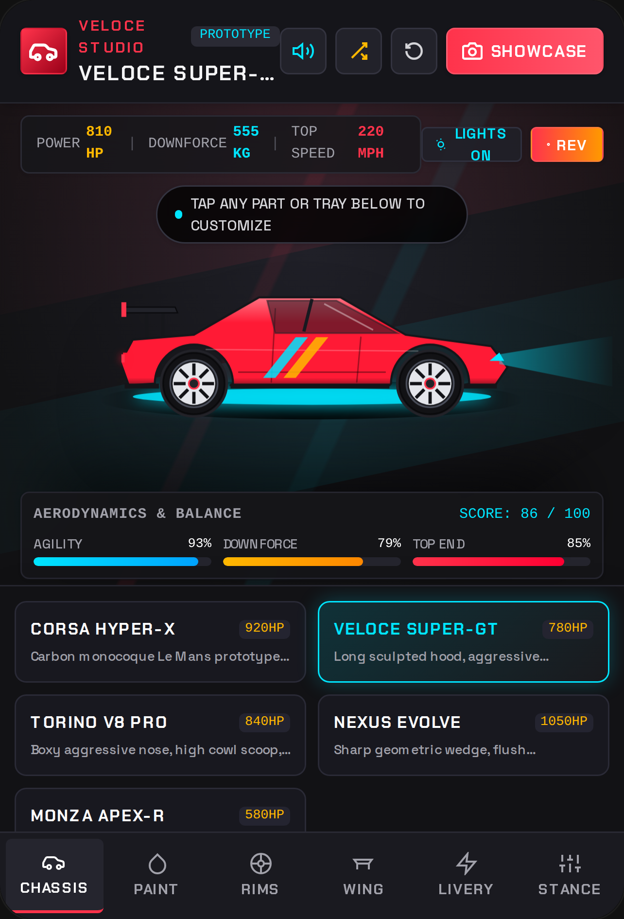 VELOCE // CUSTOM CAR STUDIO cover