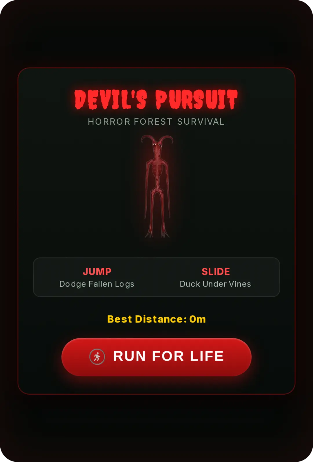 Devil's Pursuit - Horror Forest Runner cover