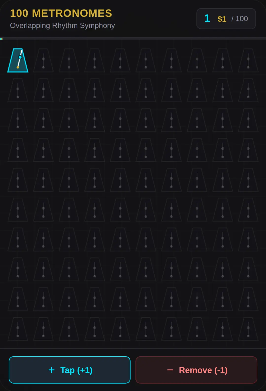 100 Metronomes cover