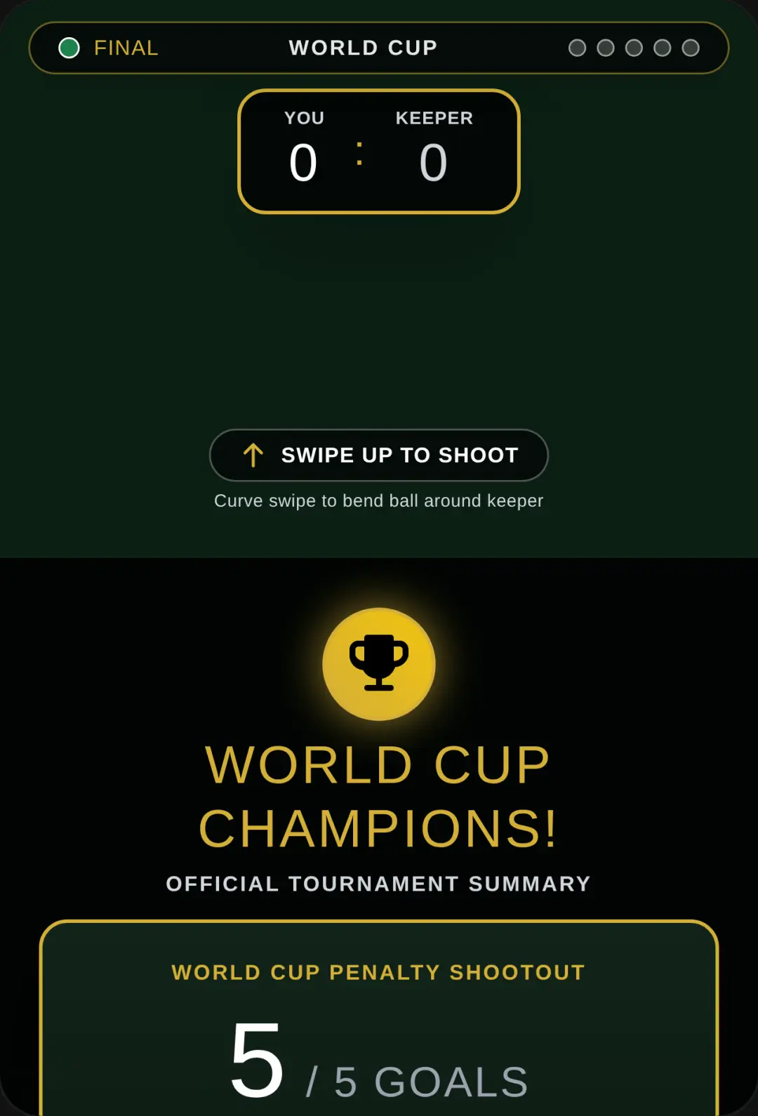 World Cup 3D Penalty Shootout cover