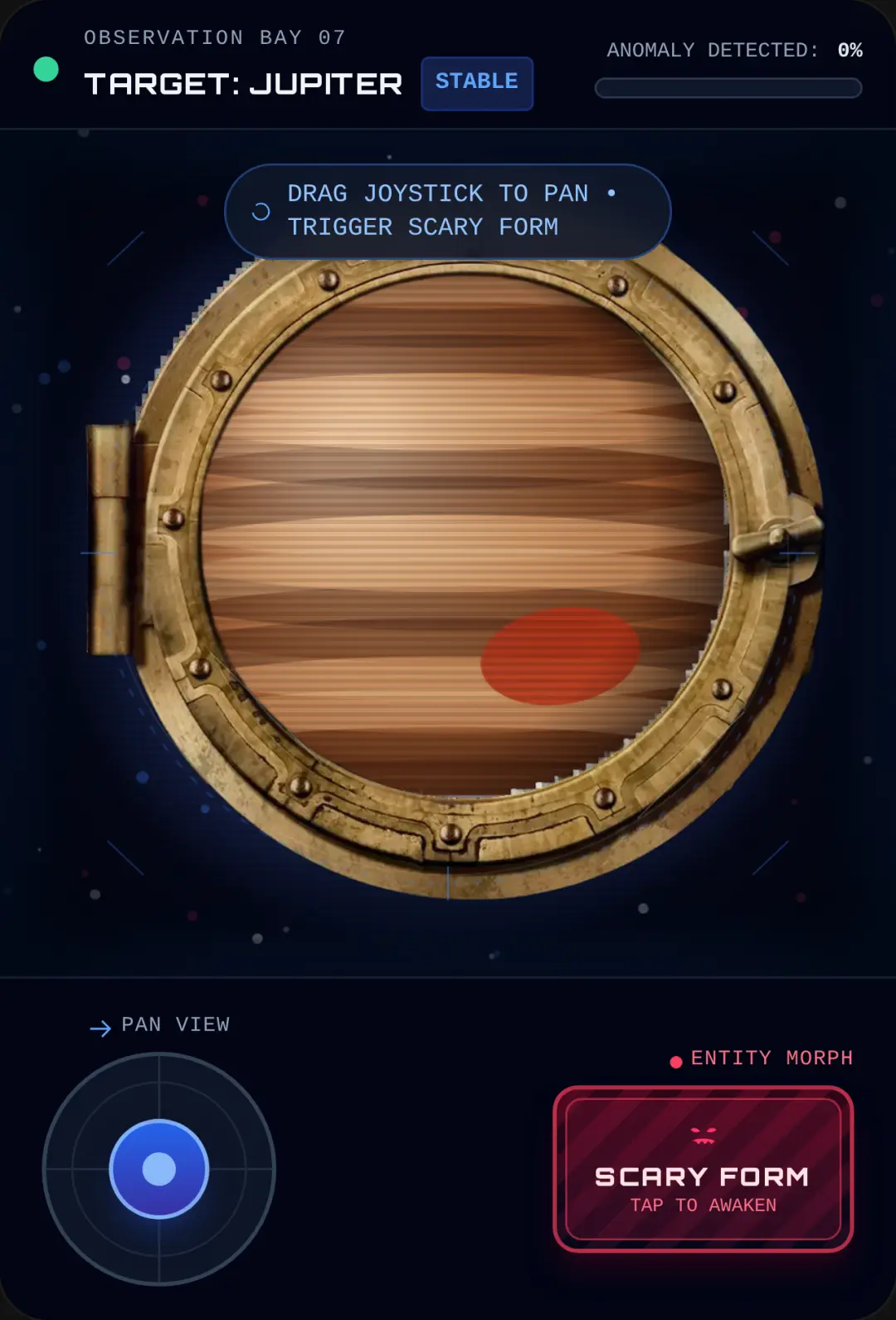 Jupiter Observation Porthole cover