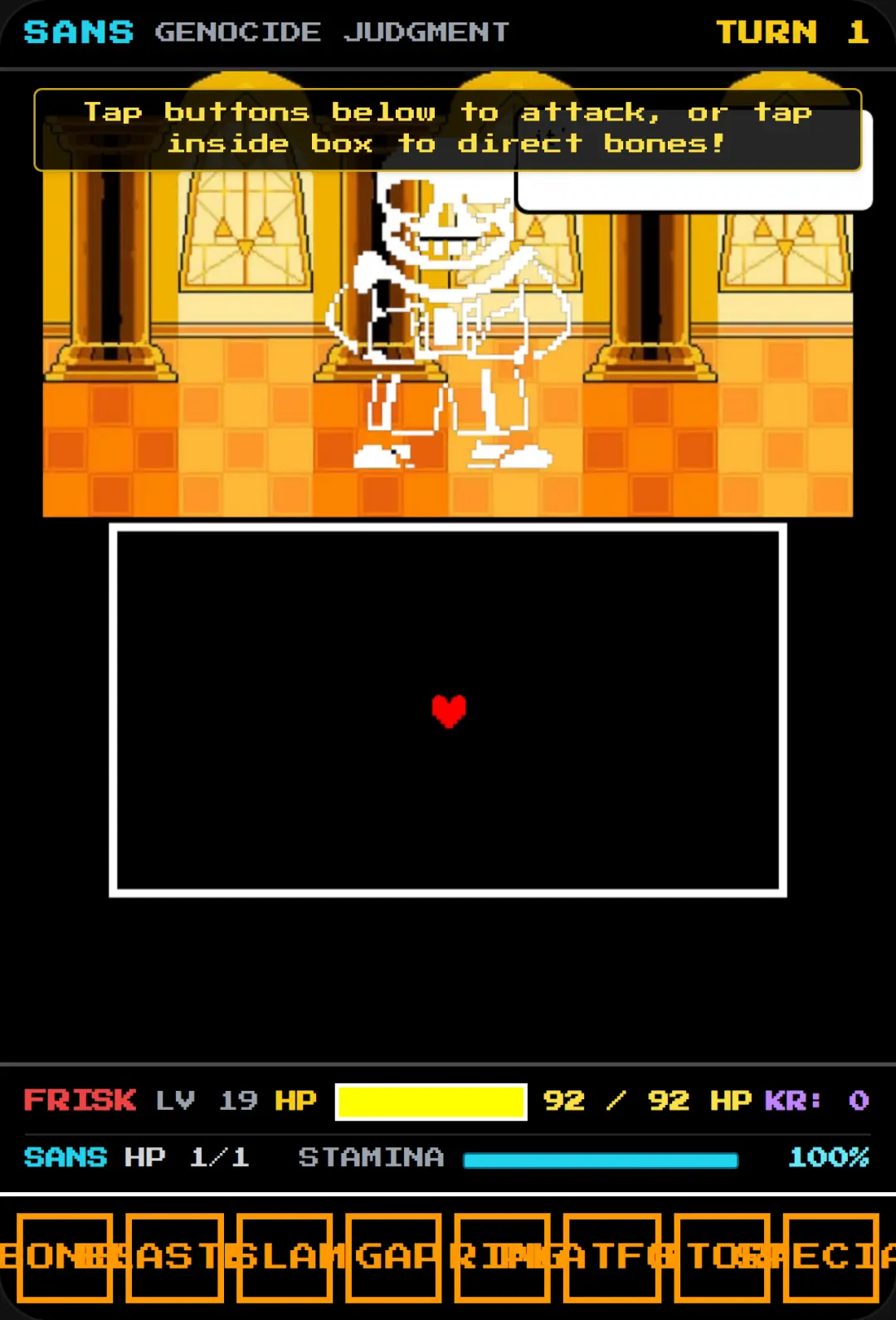 Undertale - Sans Battle cover