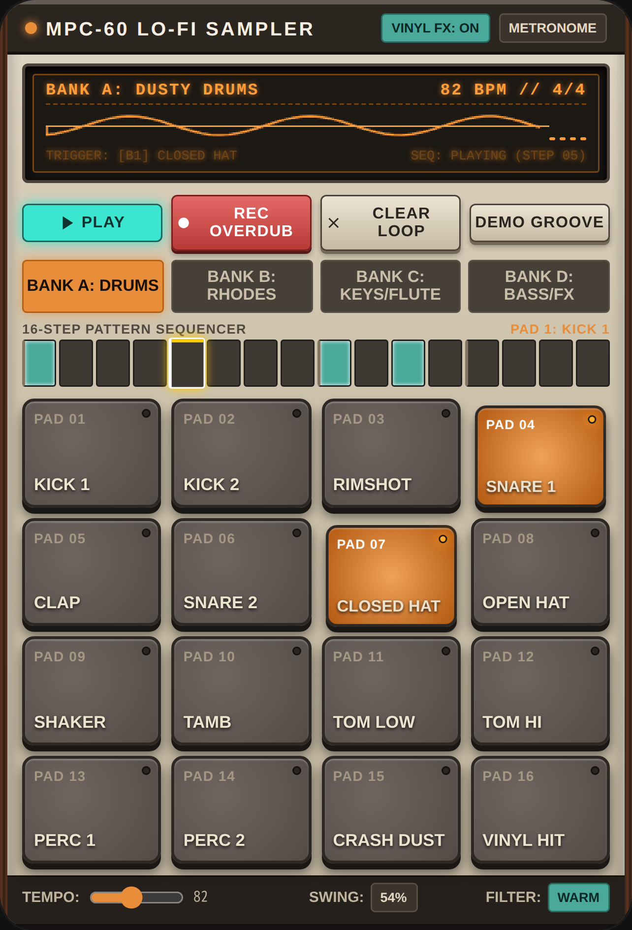 MPC-60 LO-FI BEAT MAKER cover