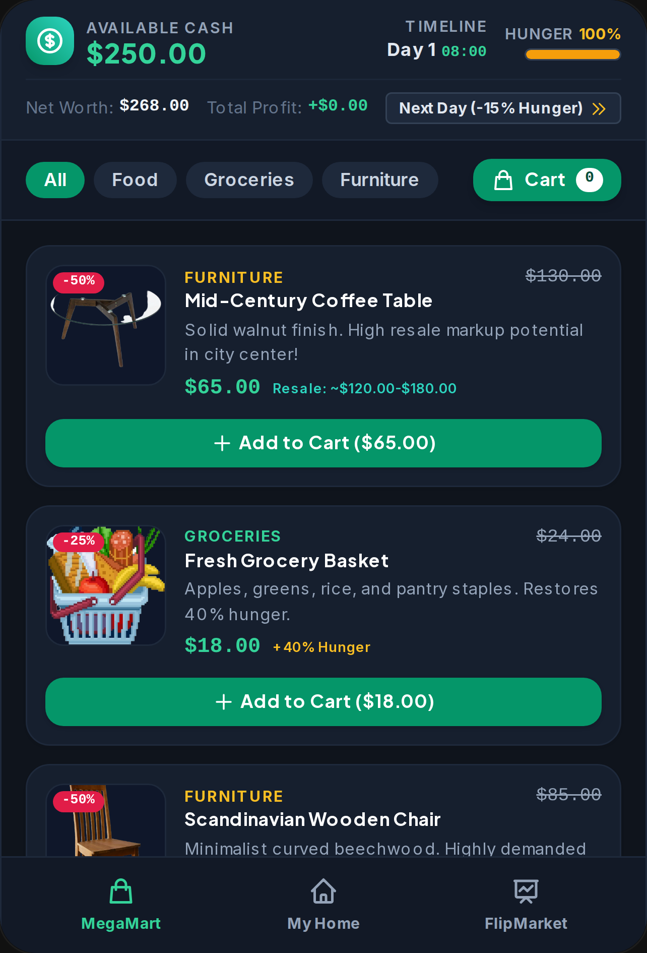 FlipCart - Smart Shopper & Resale Tycoon cover