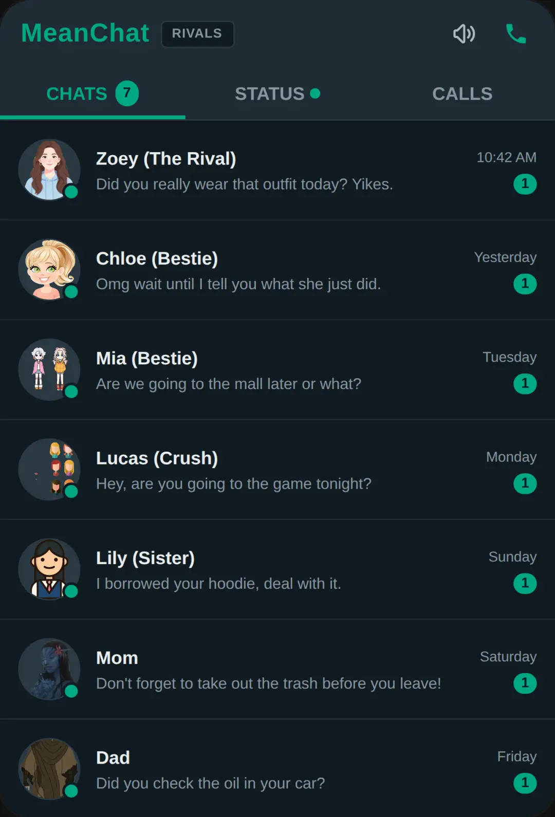 Sarcastic Messenger cover