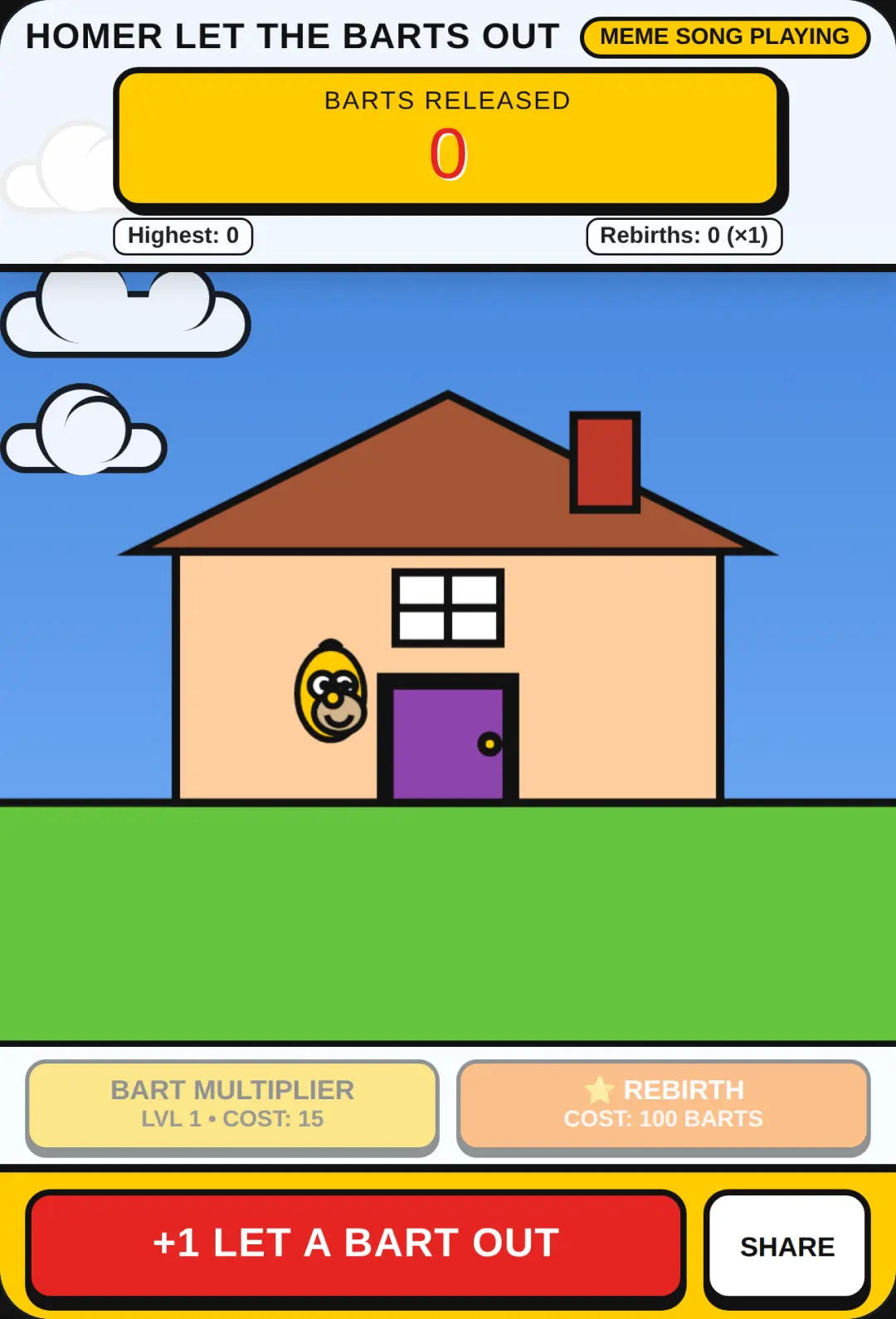 Homer Let The Barts Out cover