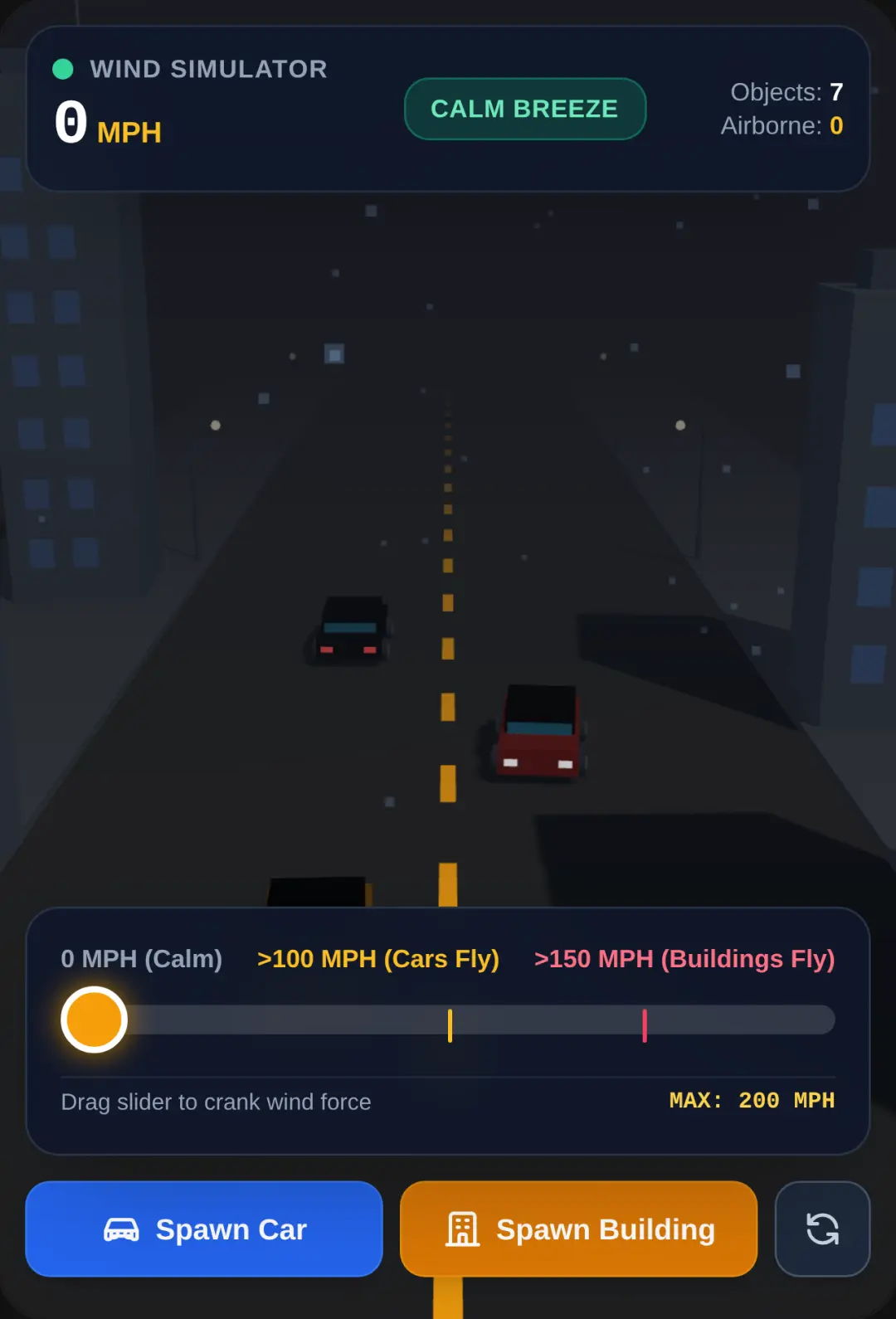 Wind Simulator 3D - 200 MPH cover